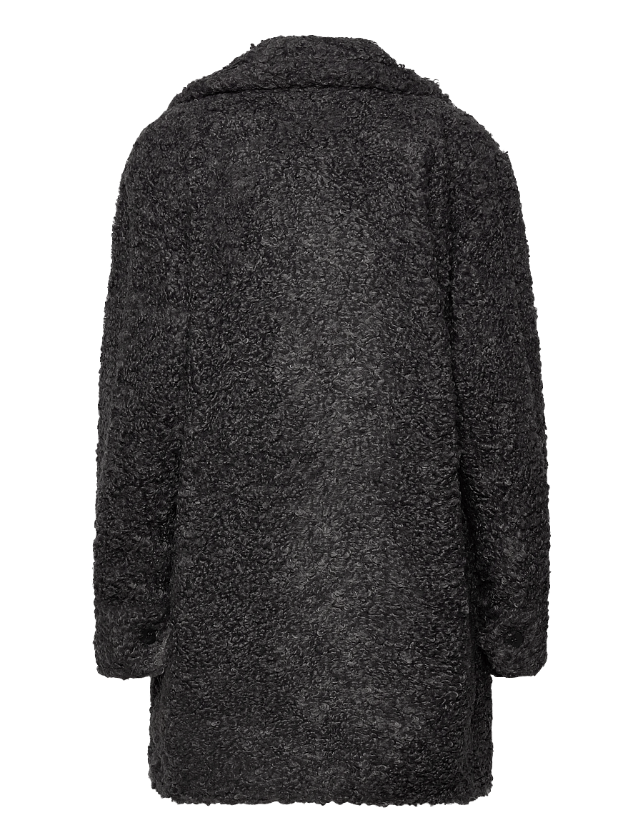 Copenhagen Muse - CMCURLY-COAT - kunstpelz - dark grey - 2