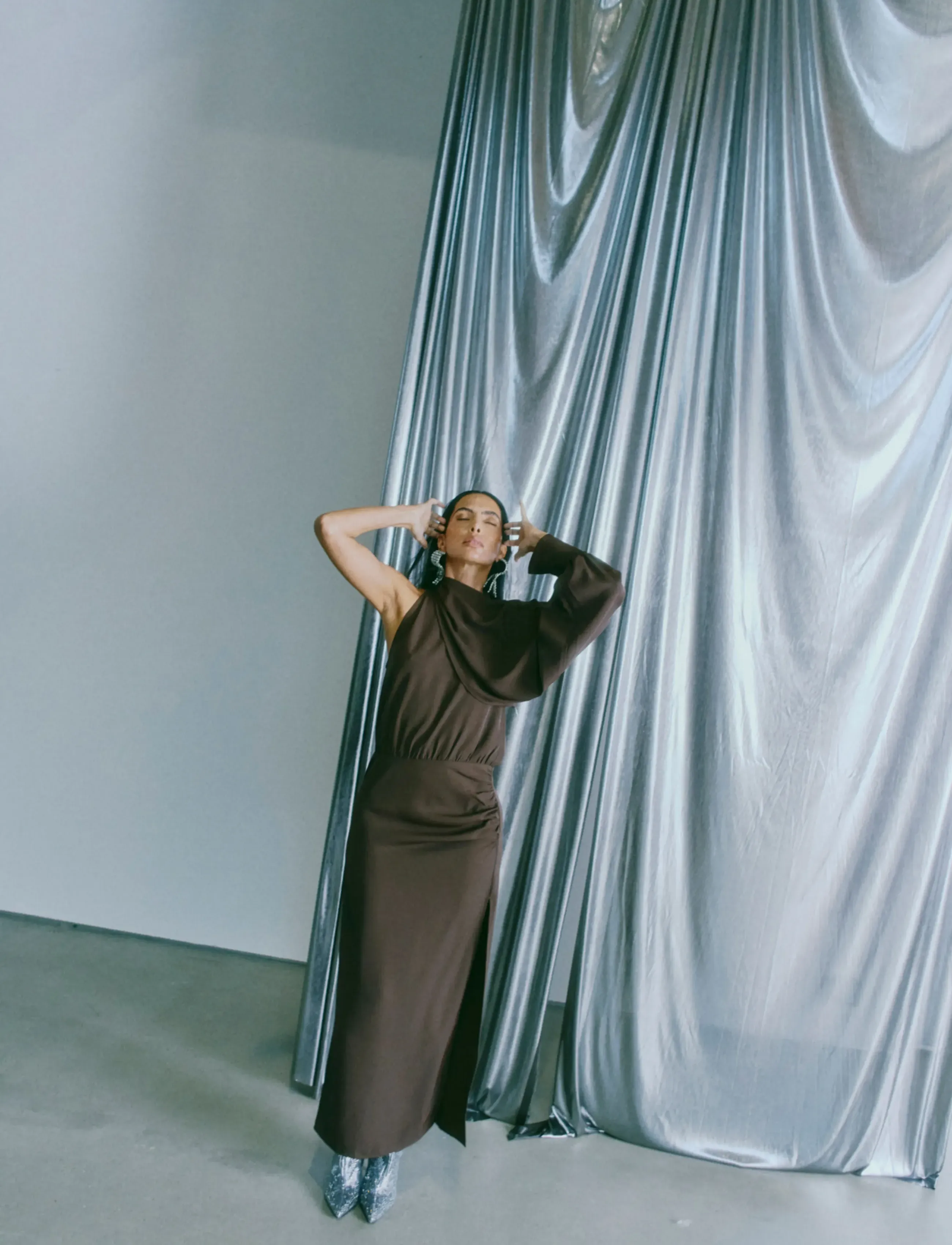 Copenhagen Muse CMSANA-DRESS - Pidulikud kleidid - MOLÉ / brown