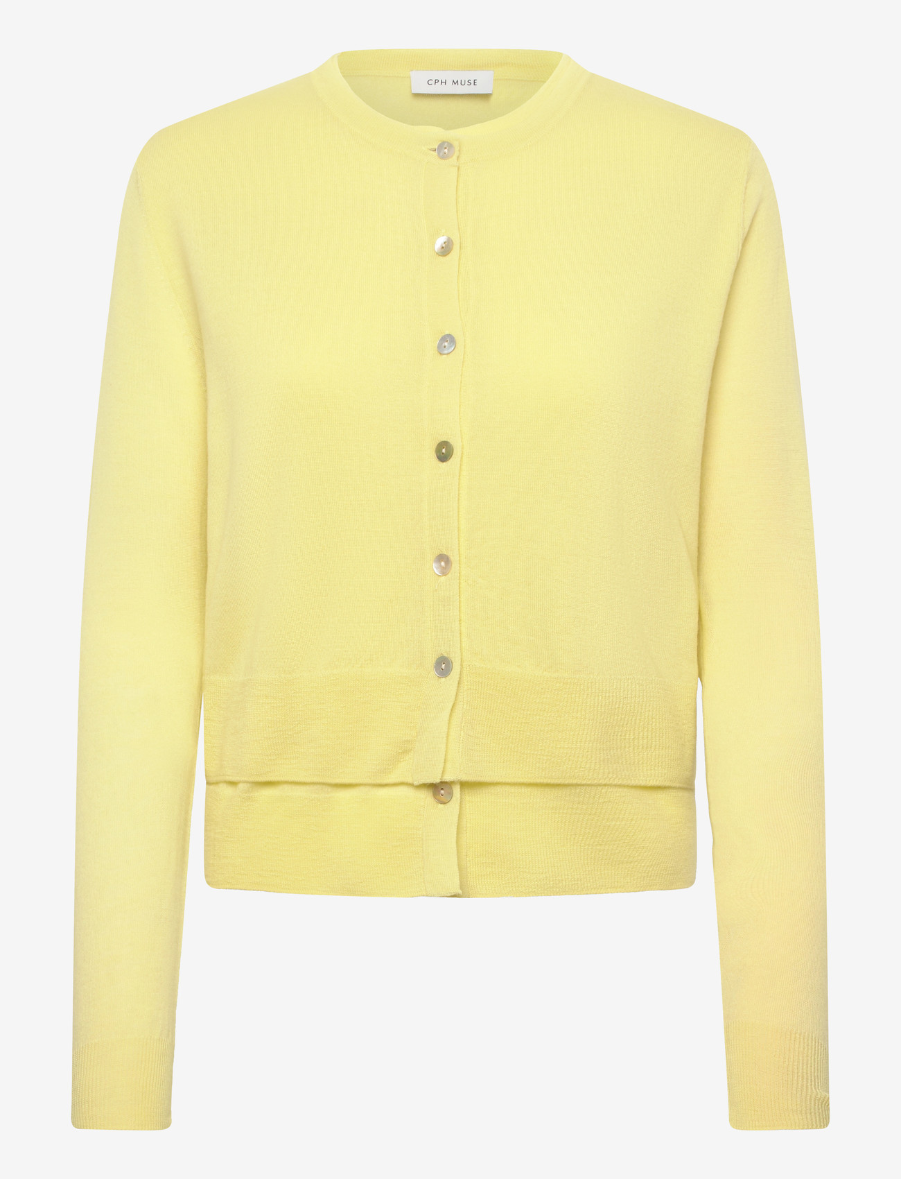 Copenhagen Muse - CMMARINO-CARDIGAN - cardigans - citron - 1