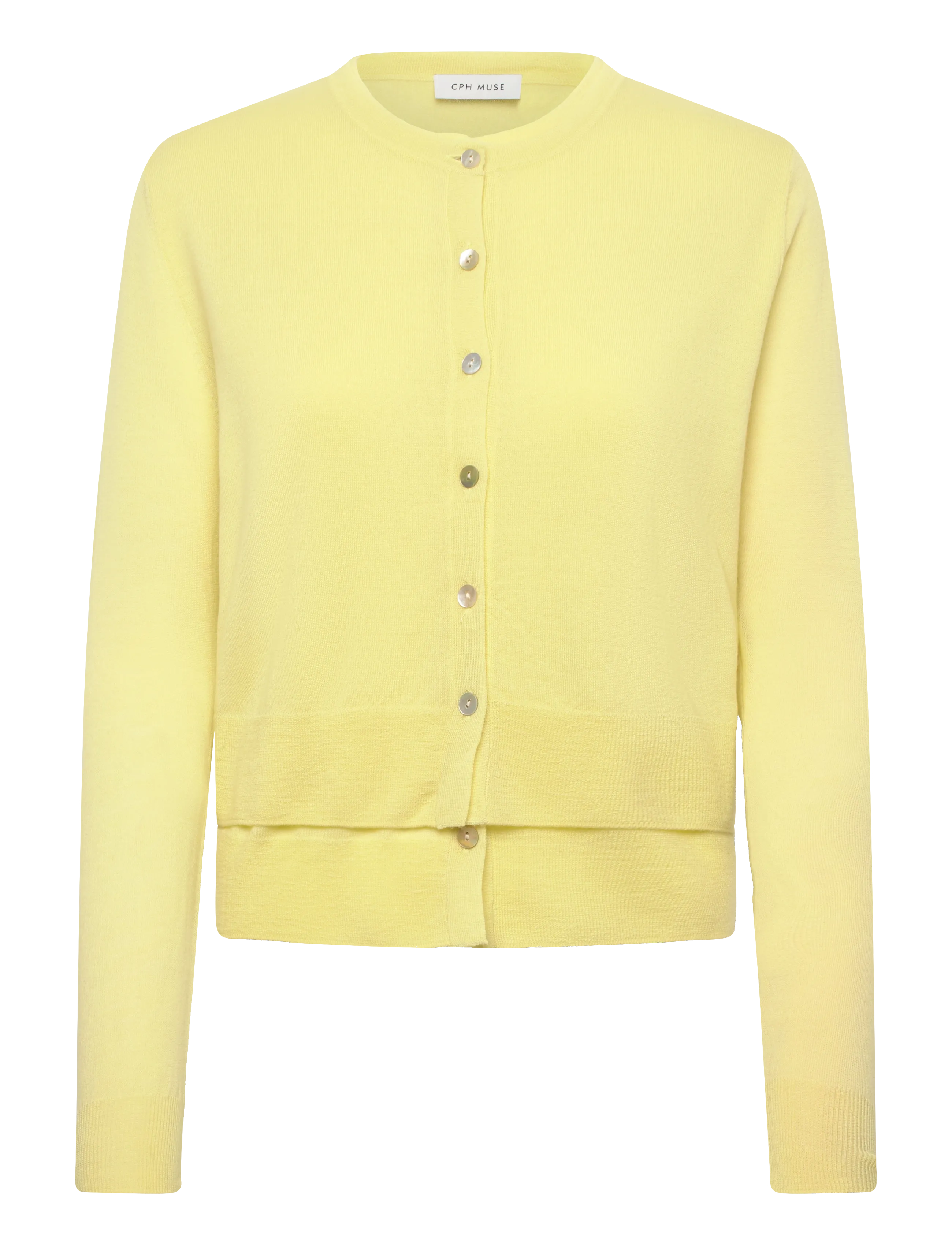 Copenhagen Muse CMMARINO-CARDIGAN - Cardigans - CITRON / yellow