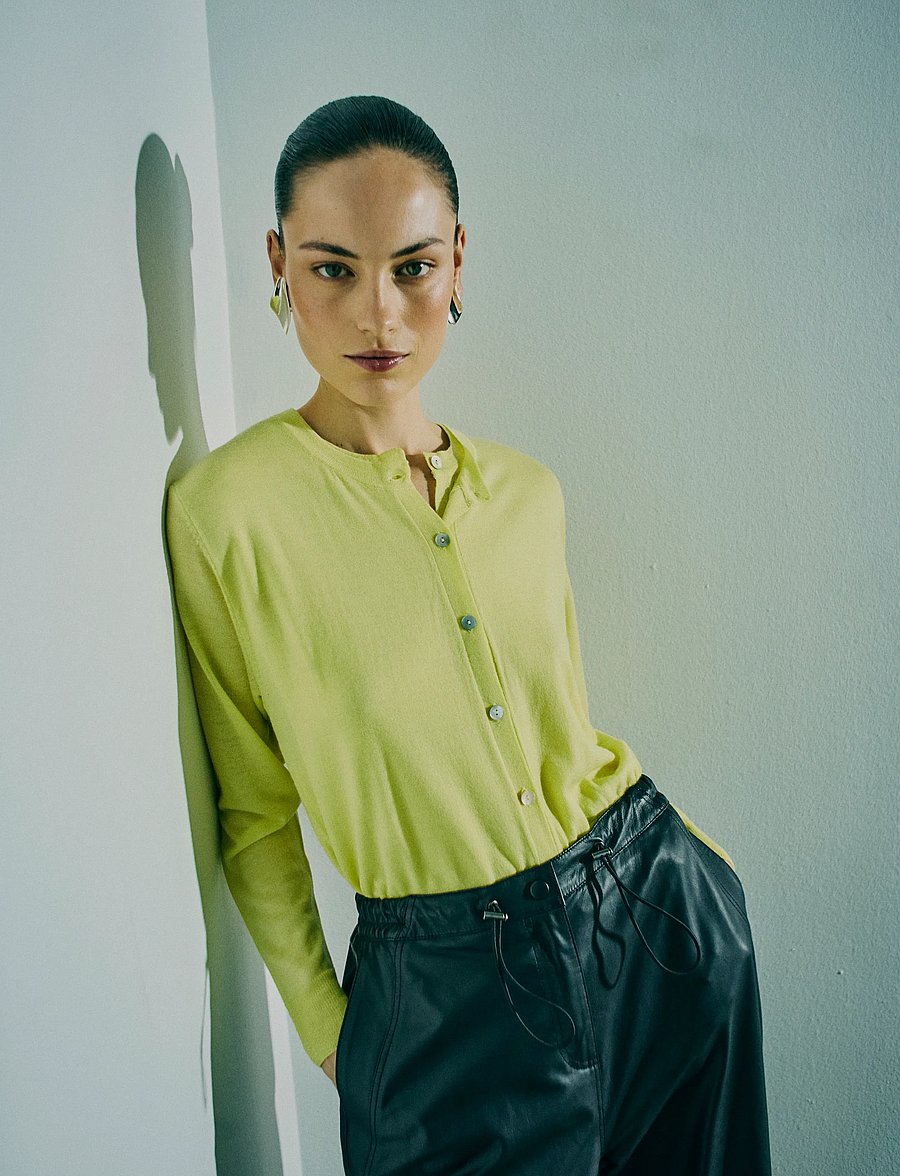 Copenhagen Muse - CMMARINO-CARDIGAN - strickjacken - citron - 0