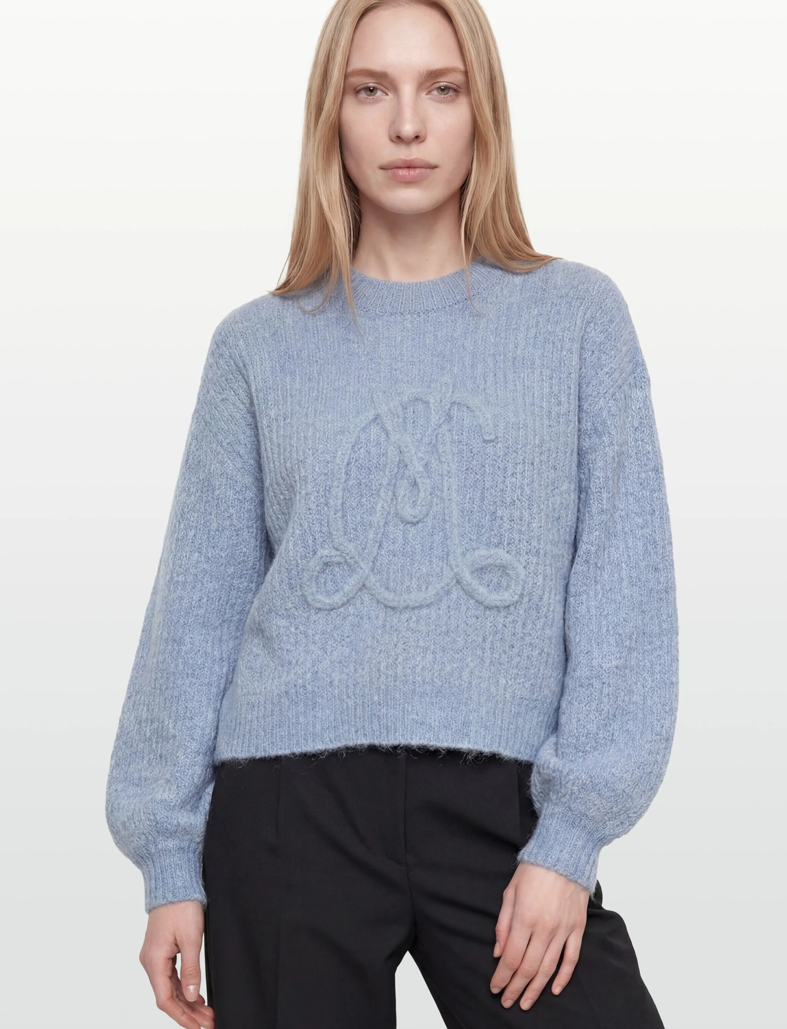 Copenhagen Muse - CMCOMFY-PULLOVER - gebreide truien - blue heron - 3
