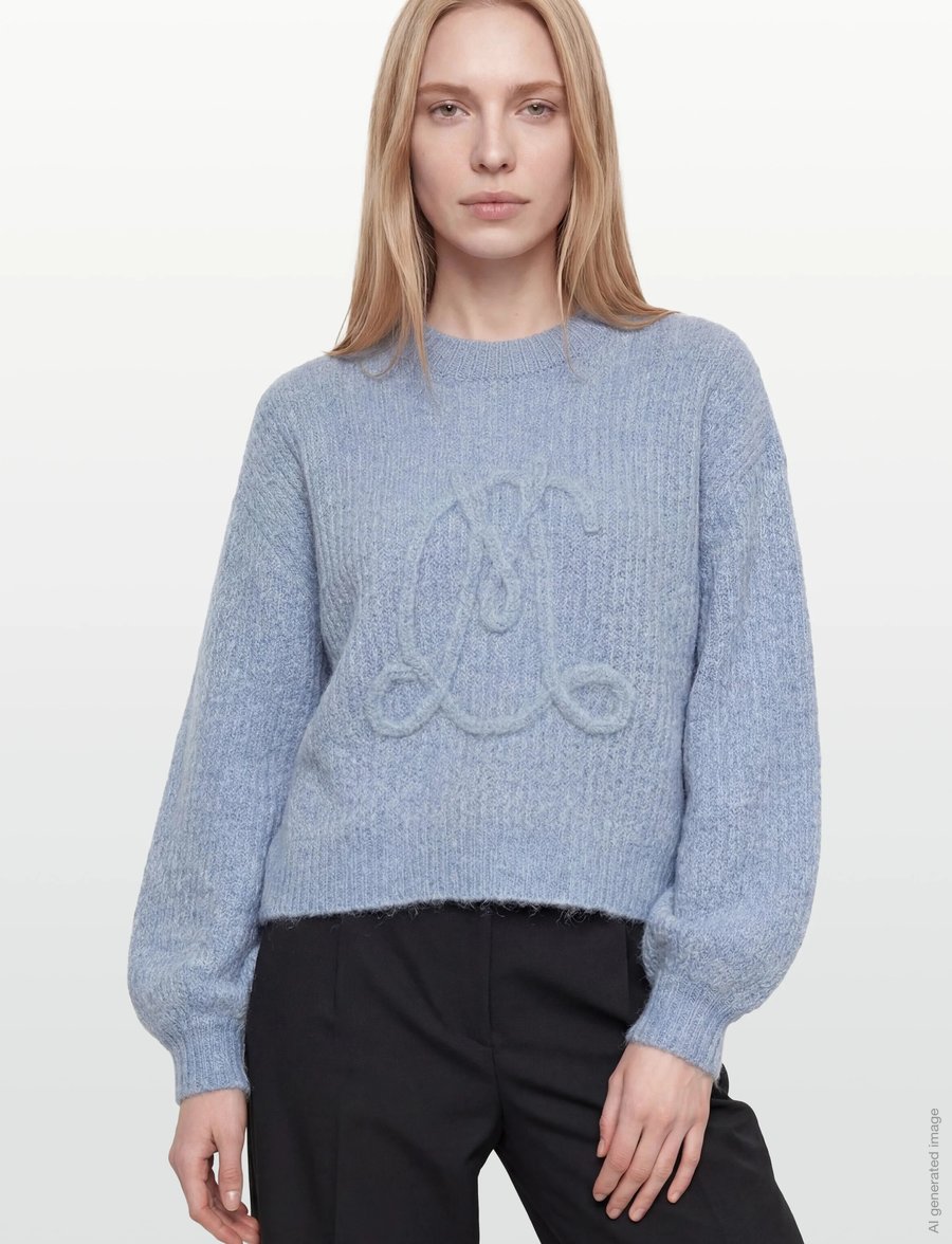 Copenhagen Muse - CMCOMFY-PULLOVER - pullover - blue heron - 3