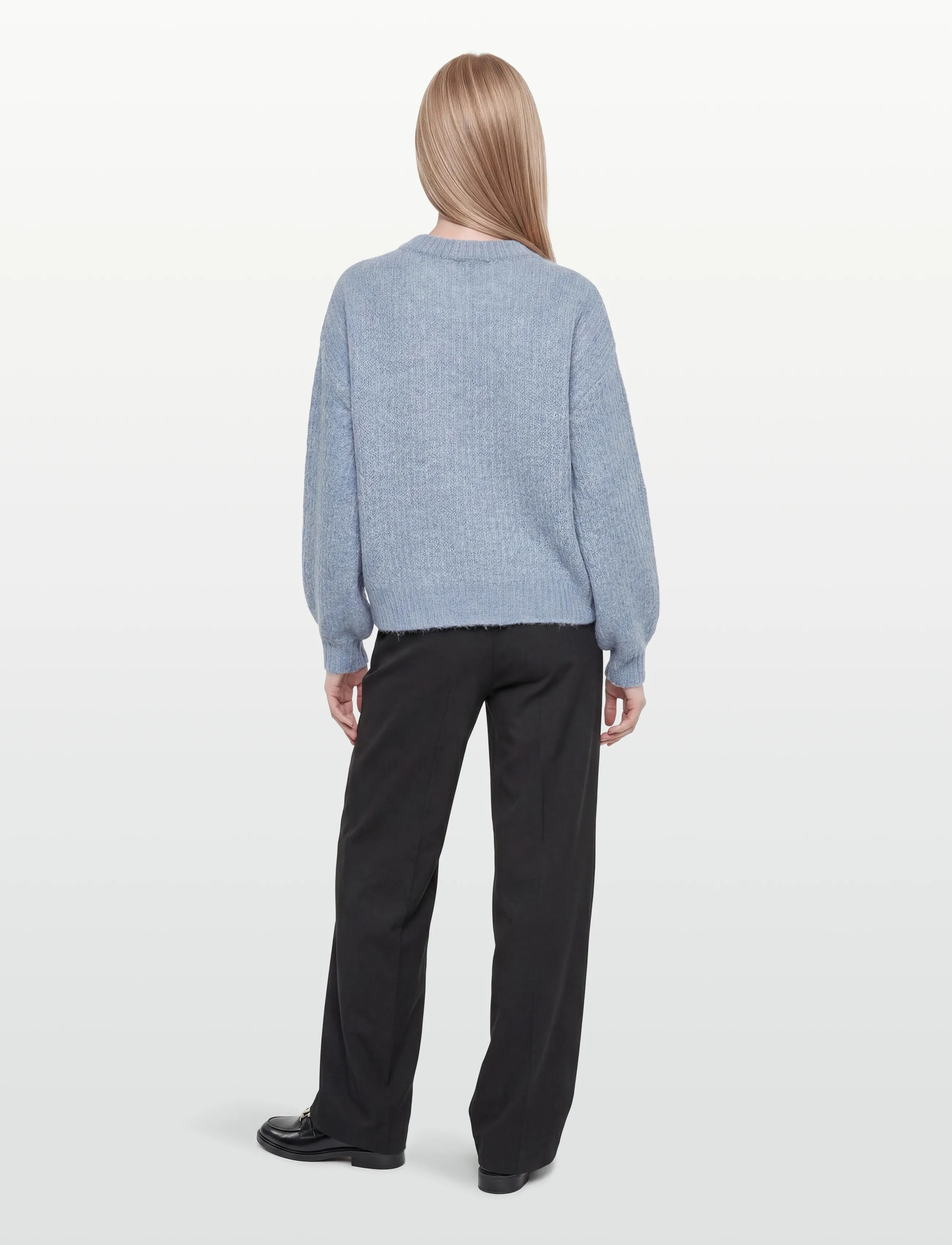 Copenhagen Muse - CMCOMFY-PULLOVER - gebreide truien - blue heron - 4