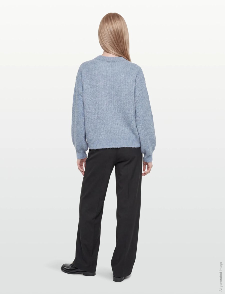 Copenhagen Muse - CMCOMFY-PULLOVER - pullover - blue heron - 4