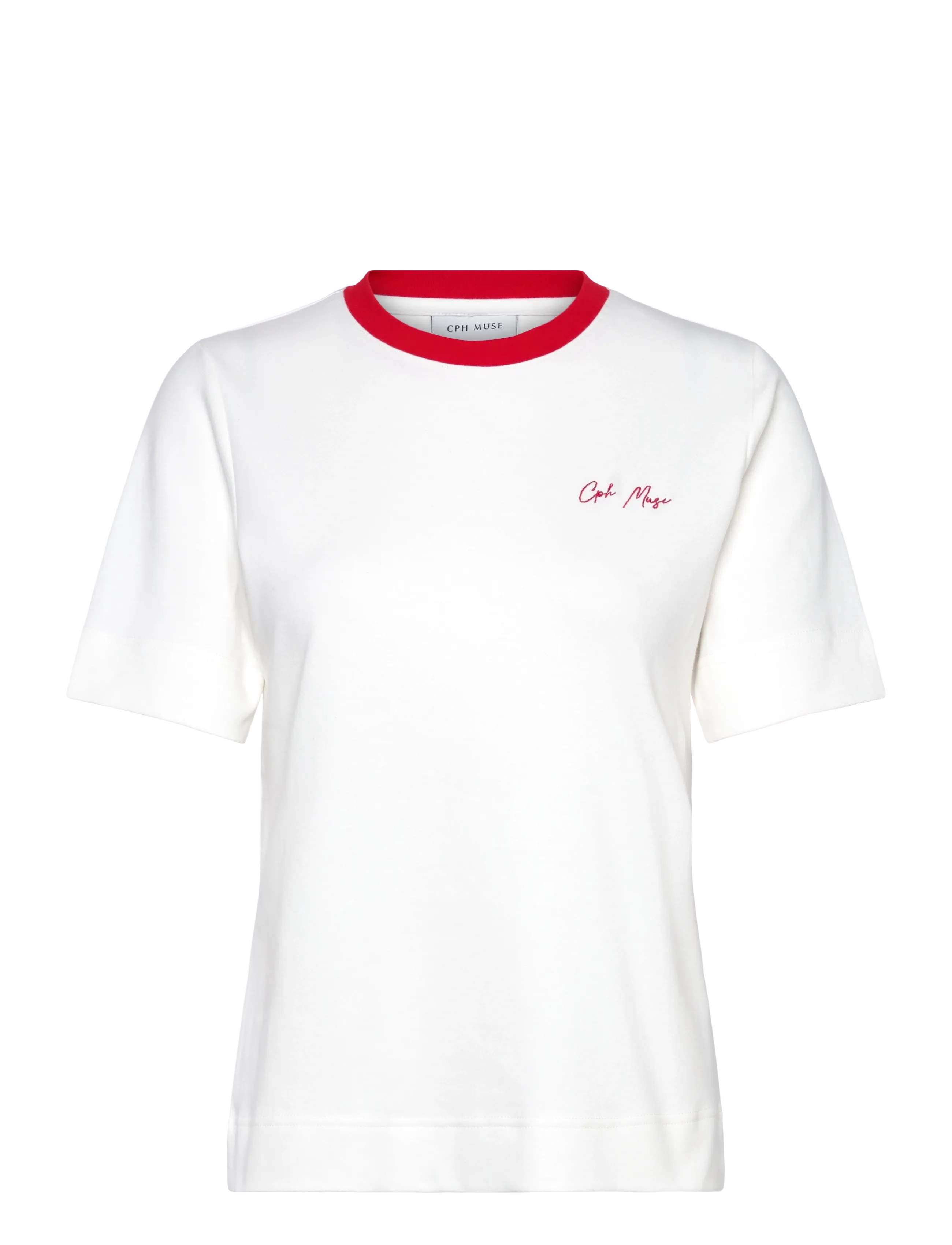 COPENHAGEN MUSE Cmmuse-Tee Weiß - XXS - Damen