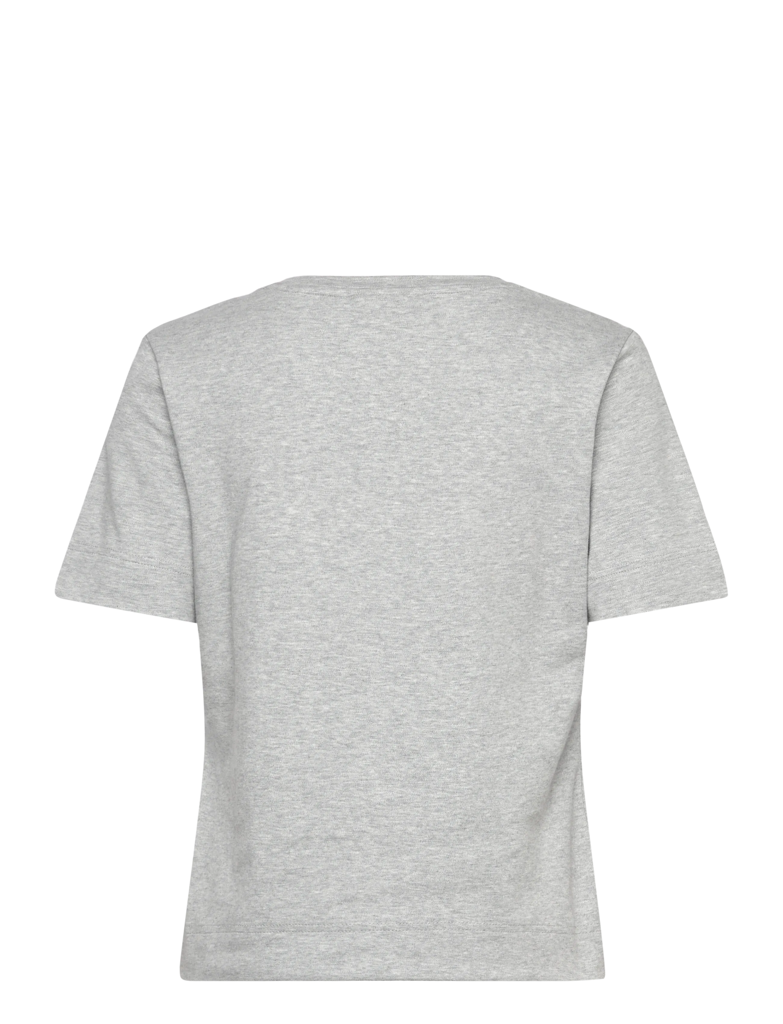 Copenhagen Muse - CMMUSE-TEE - marškinėliai - light grey melange w. black - 2