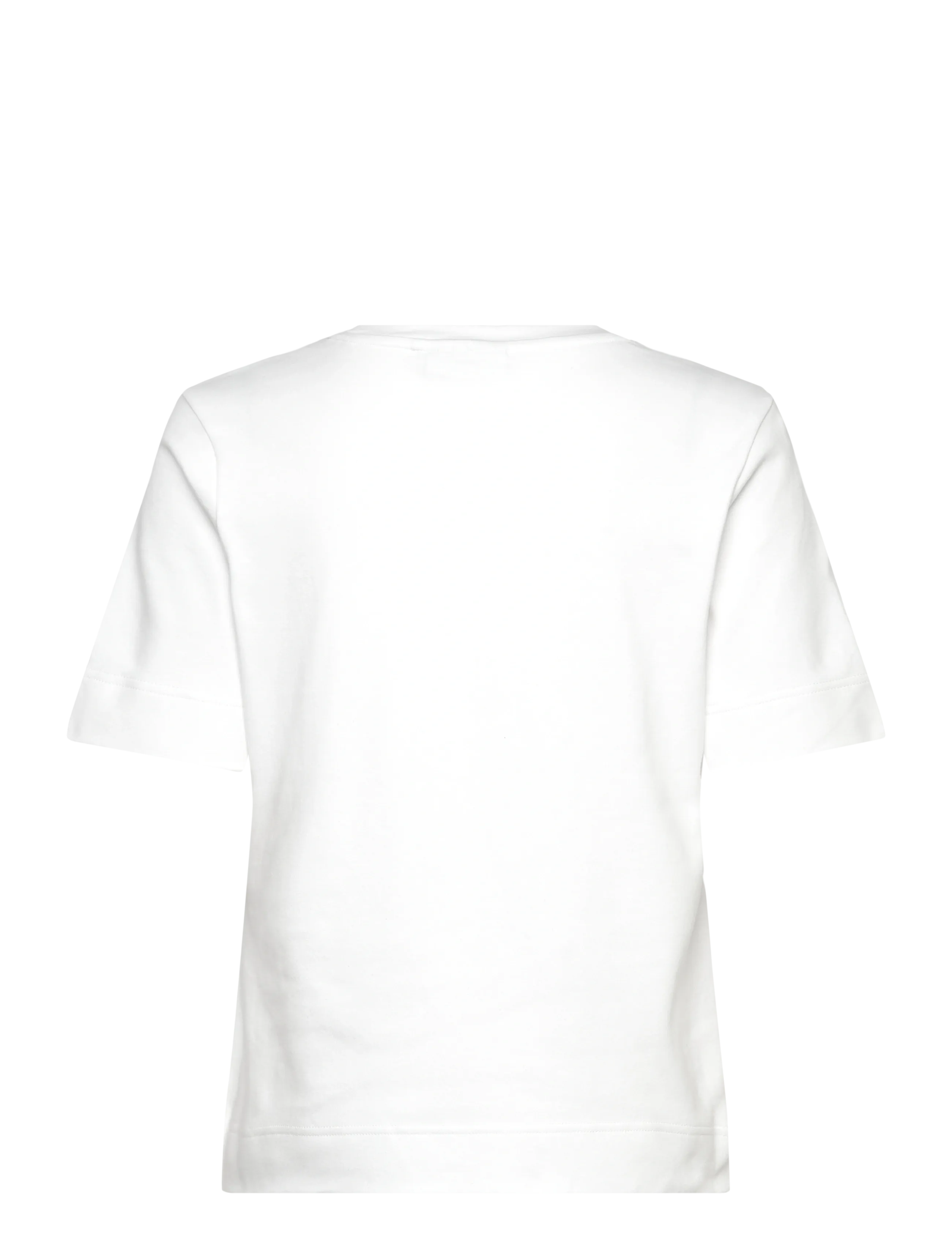 Copenhagen Muse - CMMUSE-TEE - t-shirts - bright white w. black - 2