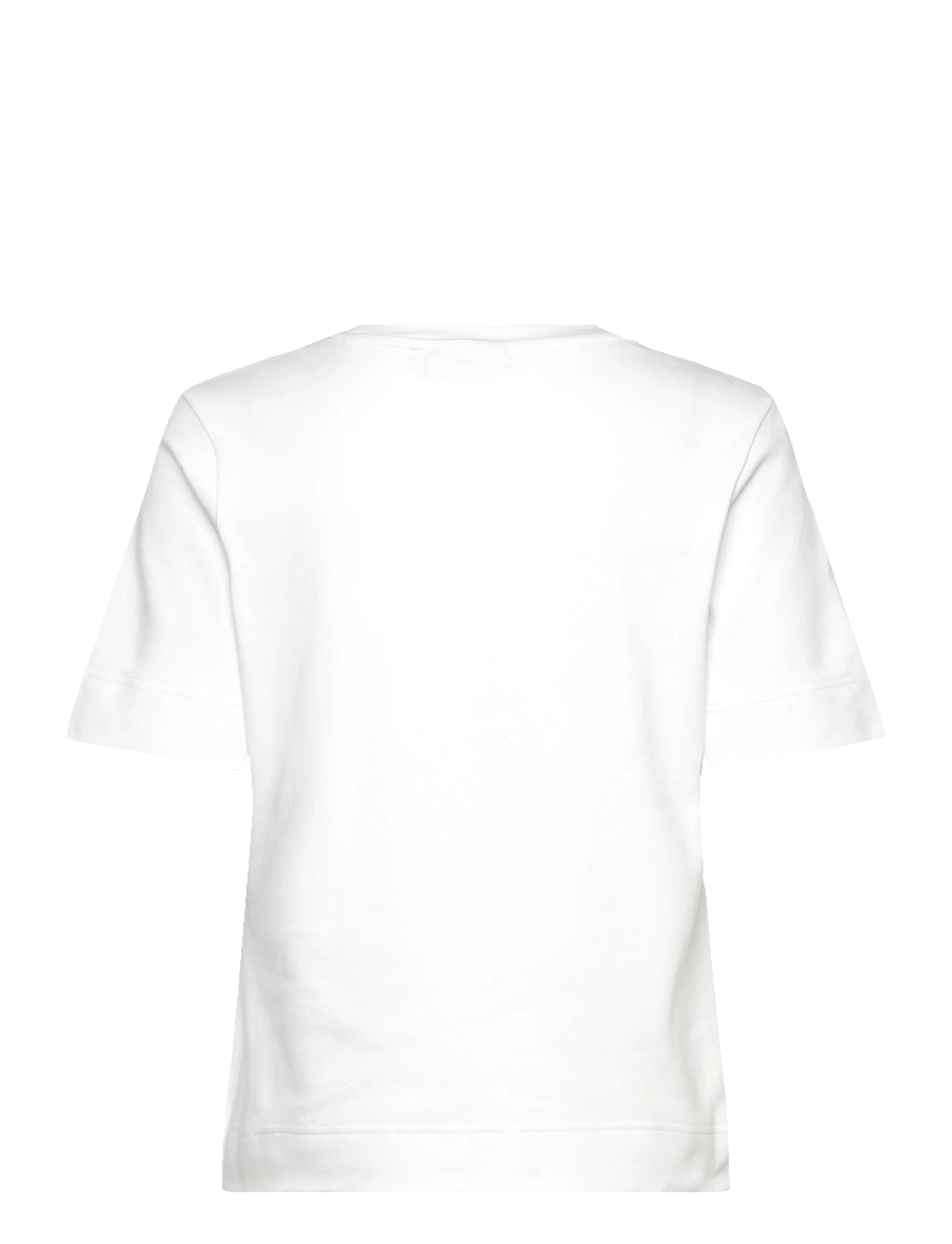 Copenhagen Muse - CMMUSE-TEE - t-shirts - bright white w. black - 2