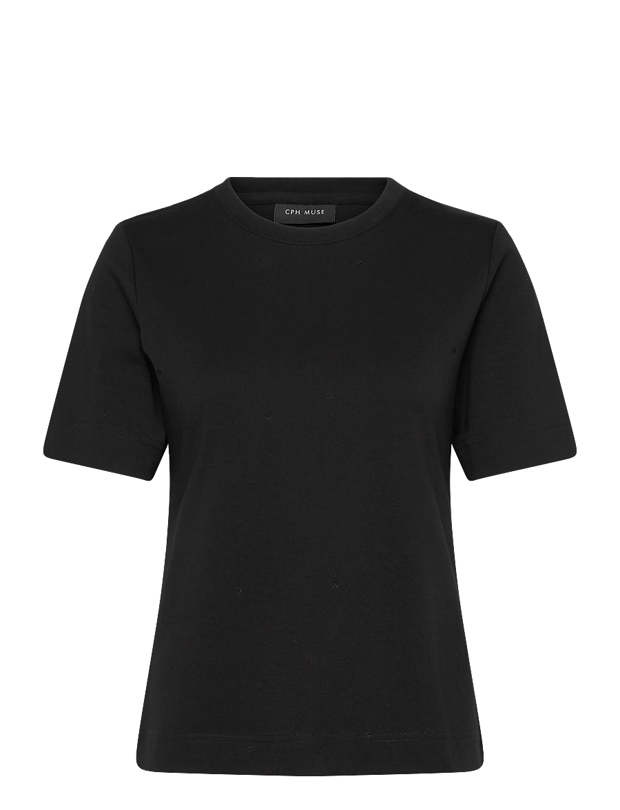 Copenhagen Muse - CMMUSE-TEE - t-shirts - black - 0
