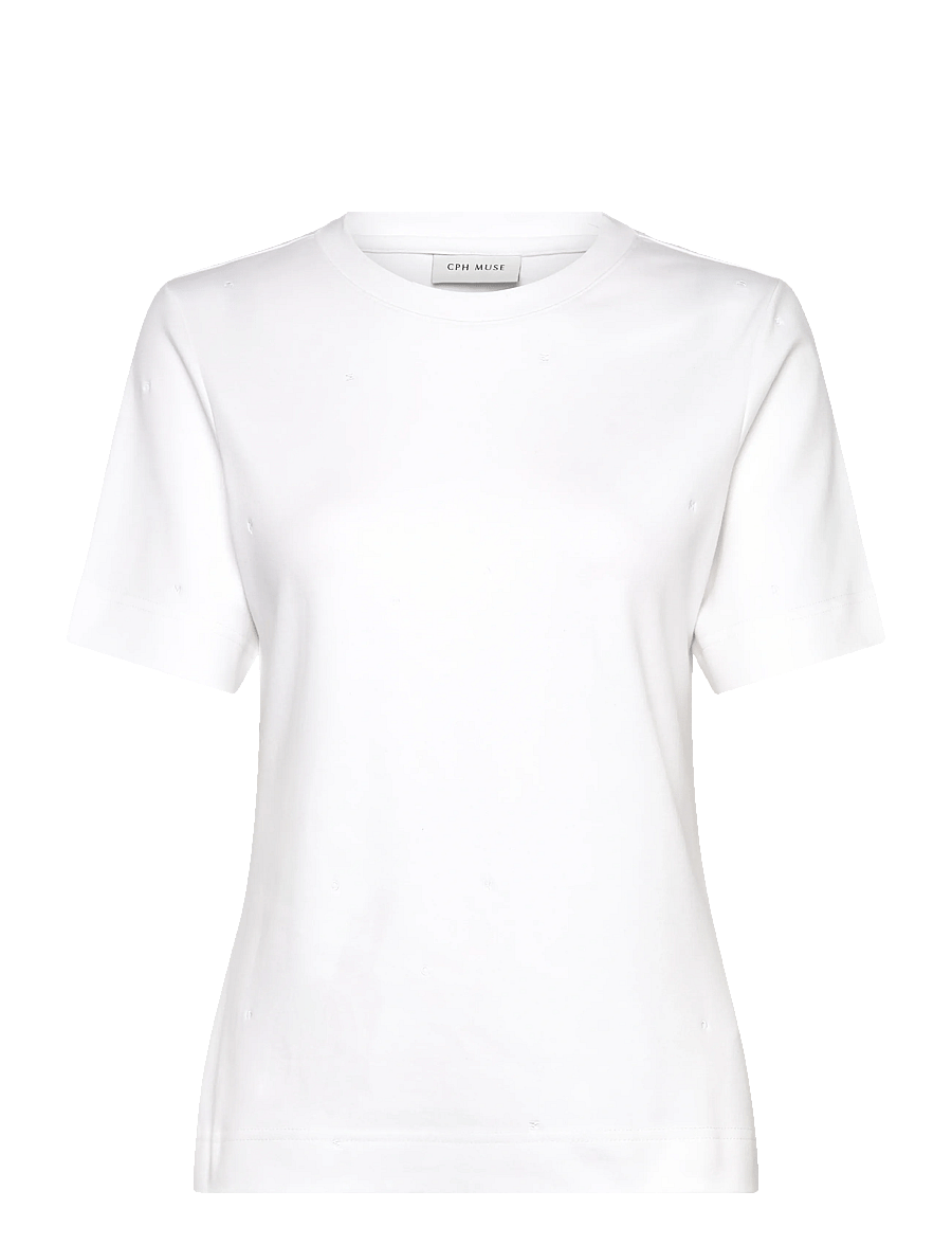 Copenhagen Muse - CMMUSE-TEE - t-shirts - bright white - 1