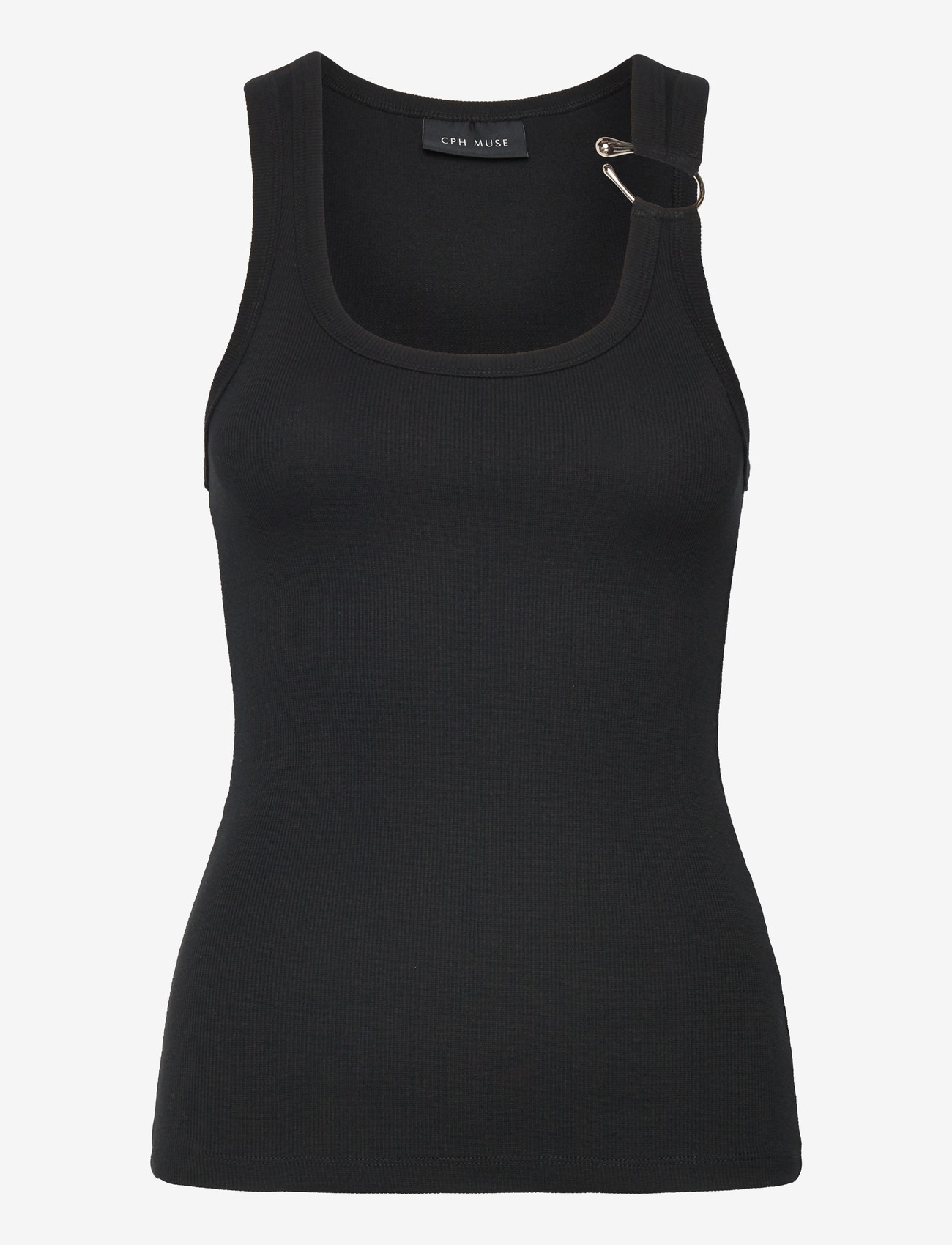 Copenhagen Muse - CMSIV-TOP - topid ja varrukateta alussärgid - black - 0