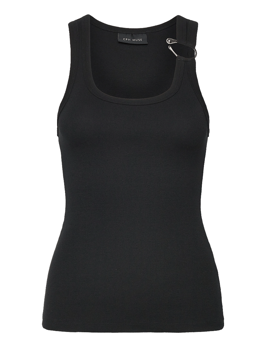 Copenhagen Muse - CMSIV-TOP - linnen - black - 1
