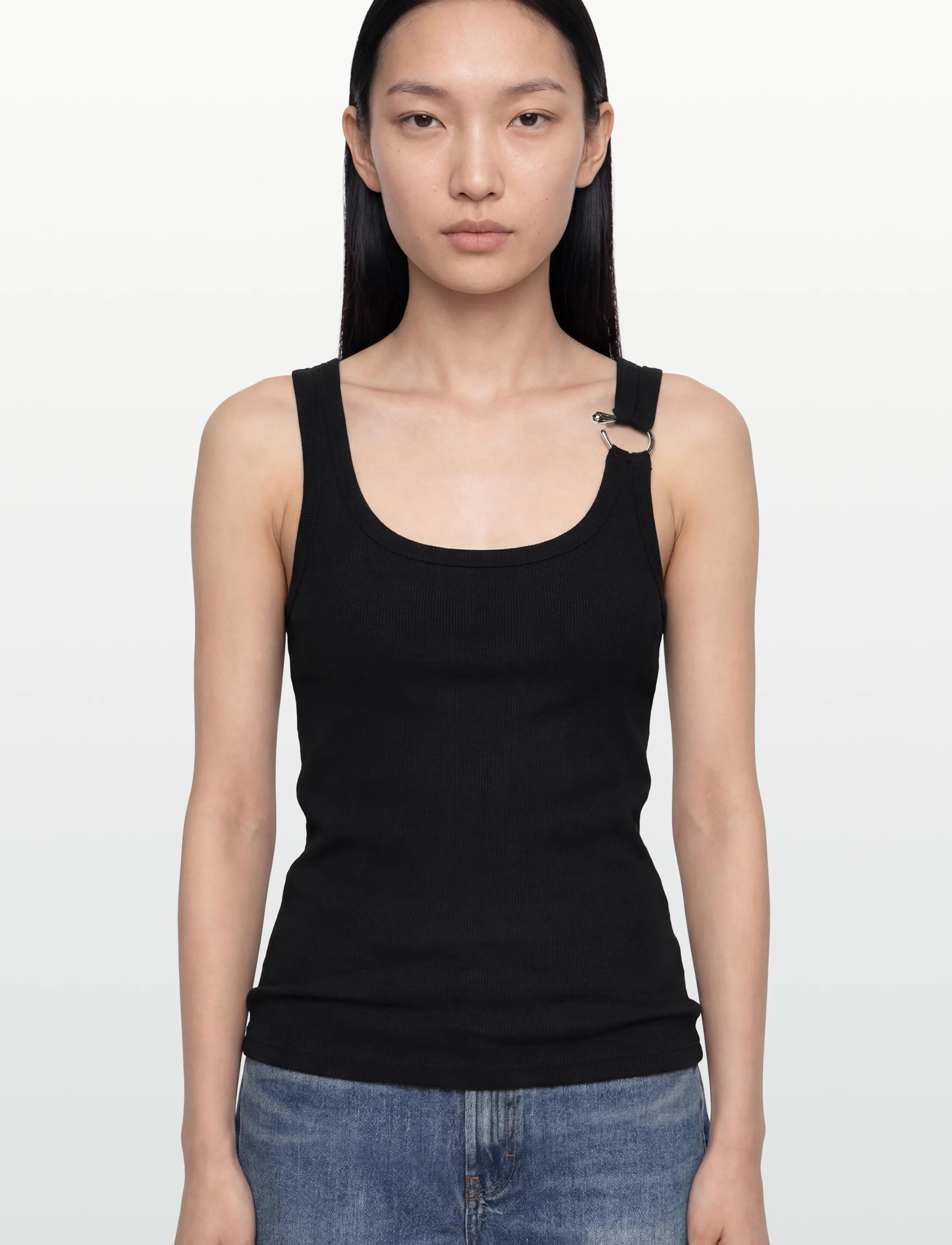 Copenhagen Muse - CMSIV-TOP - linnen - black - 3
