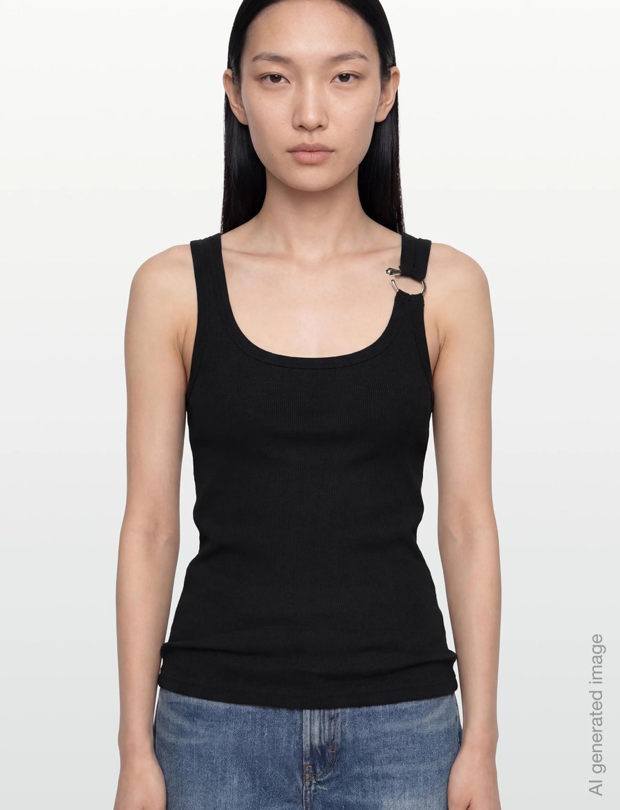Copenhagen Muse - CMSIV-TOP - linnen - black - 3