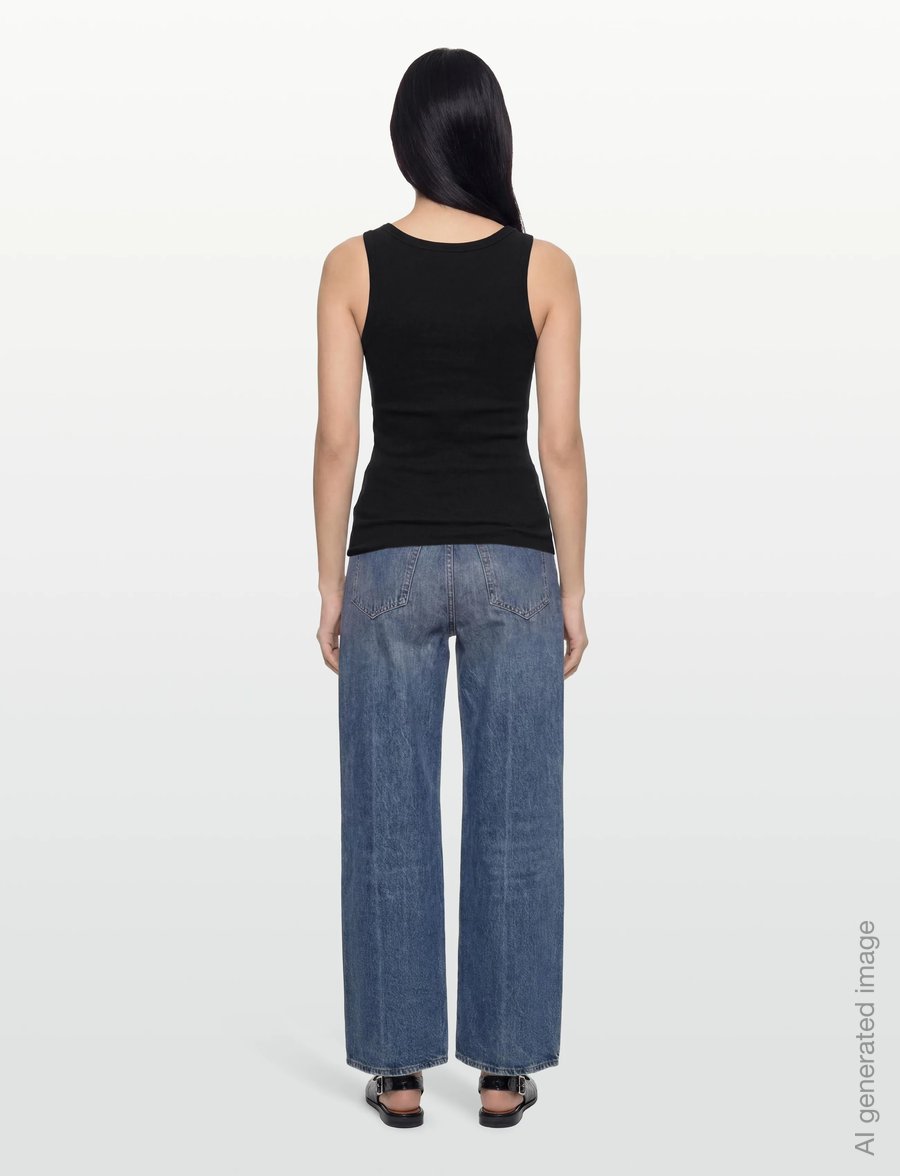 Copenhagen Muse - CMSIV-TOP - linnen - black - 4