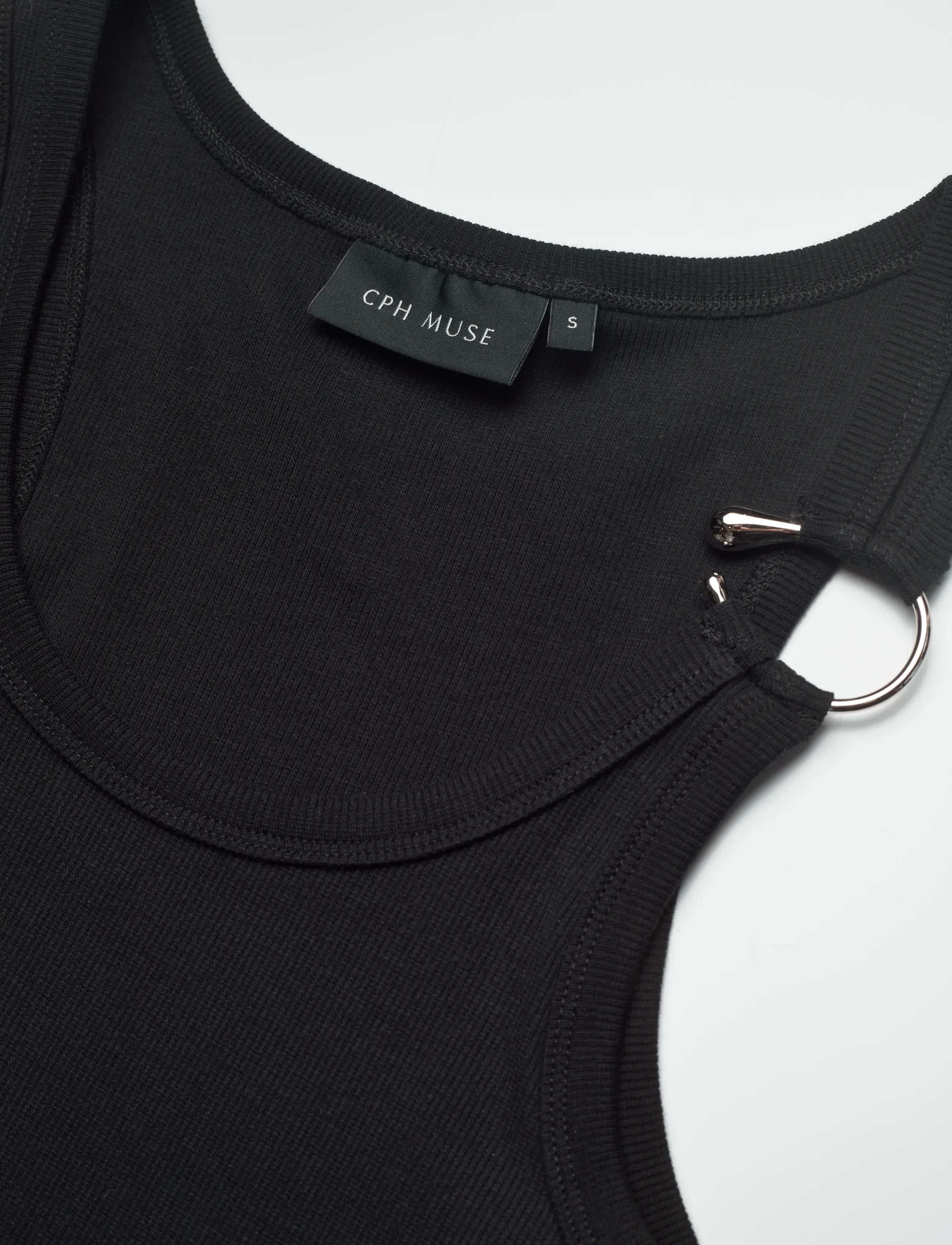 Copenhagen Muse - CMSIV-TOP - linnen - black - 5