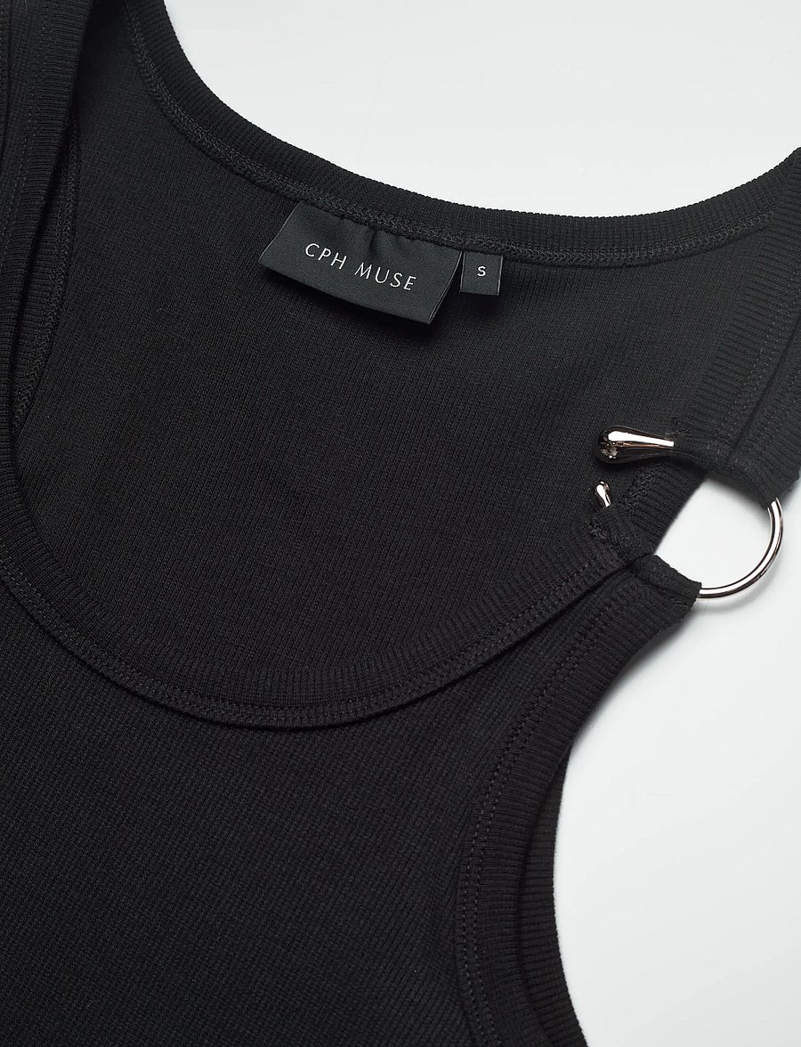 Copenhagen Muse - CMSIV-TOP - linnen - black - 5