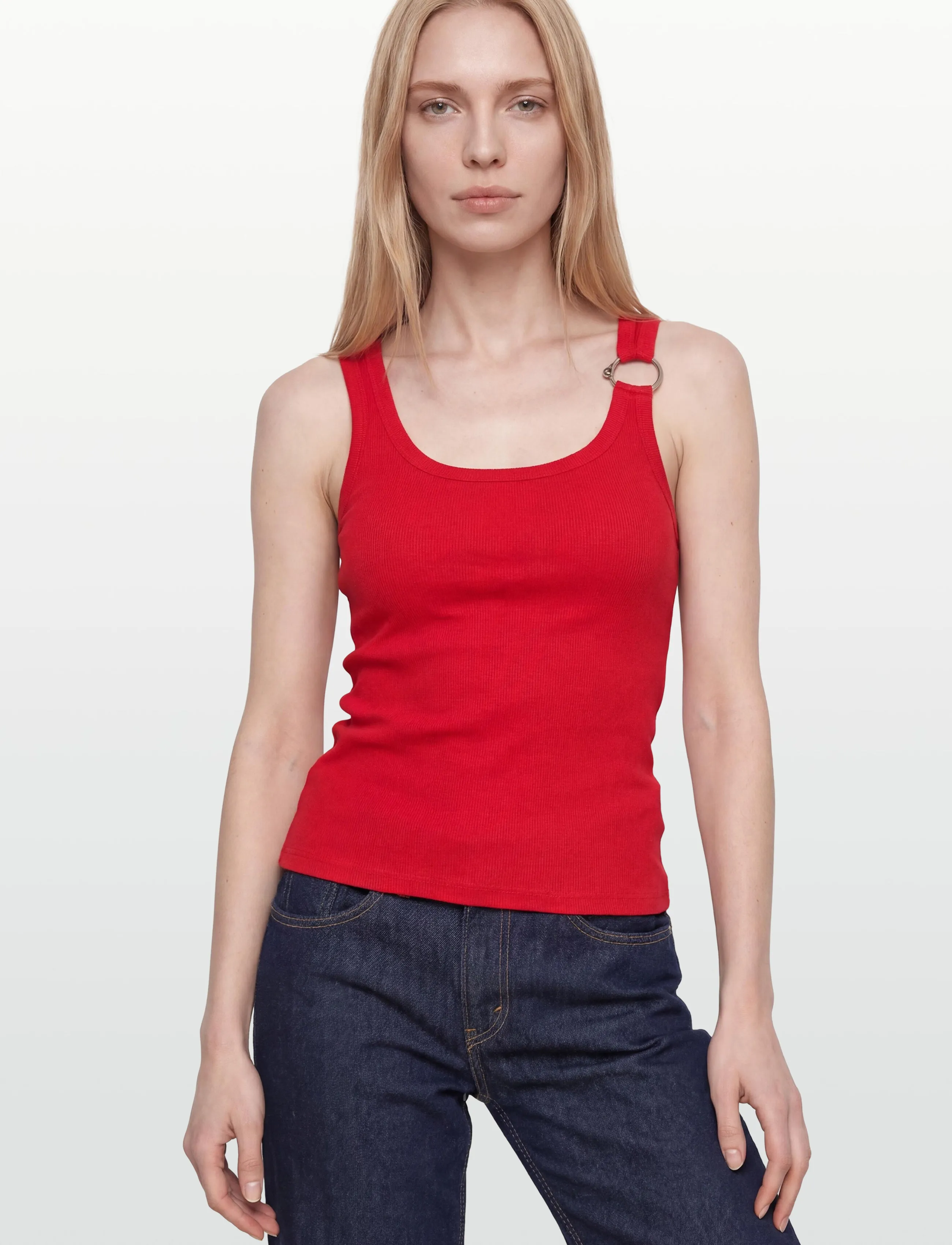 Copenhagen Muse - CMSIV-TOP - tops zonder mouwen - goji berry - 3