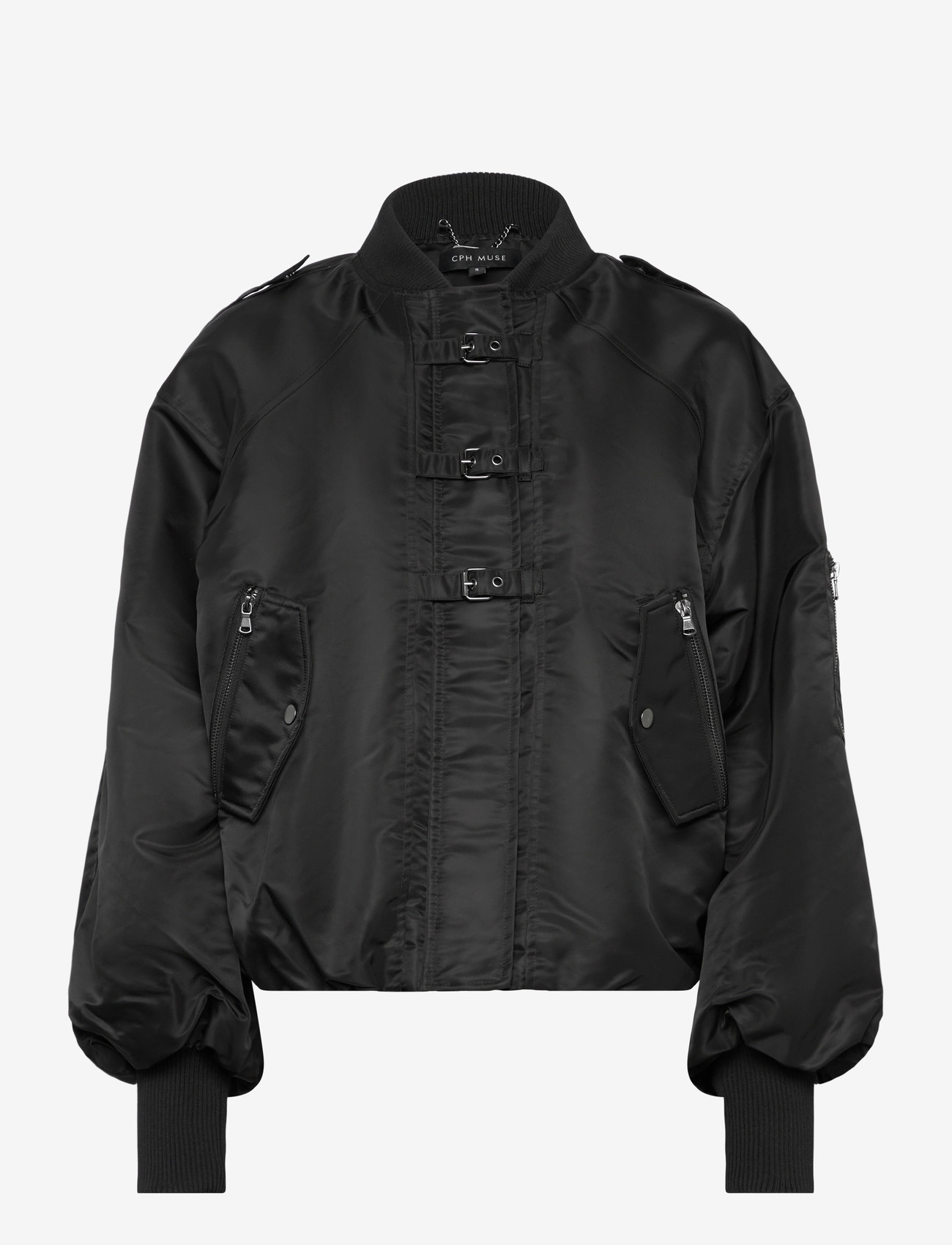 Copenhagen Muse - CMBOMBER-JACKET - spring jackets - black - 1