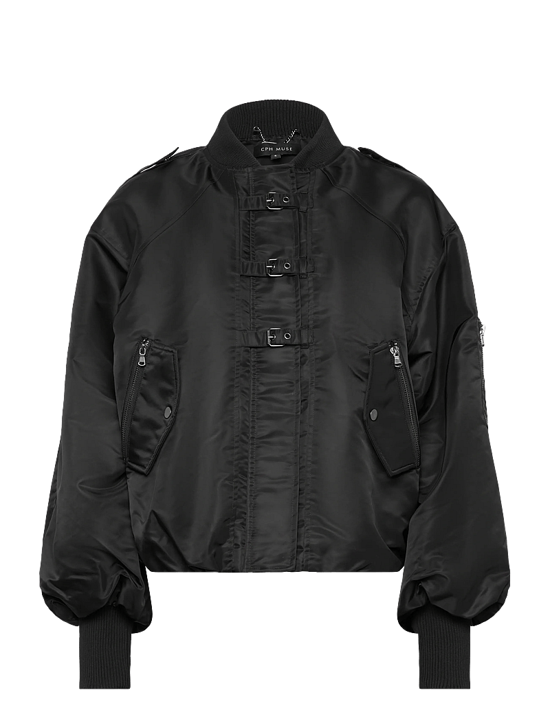 Copenhagen Muse - CMBOMBER-JACKET - frühlingsjacken - black - 1