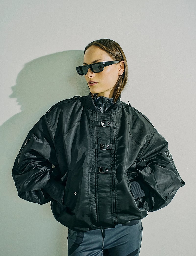 Copenhagen Muse - CMBOMBER-JACKET - frühlingsjacken - black - 0