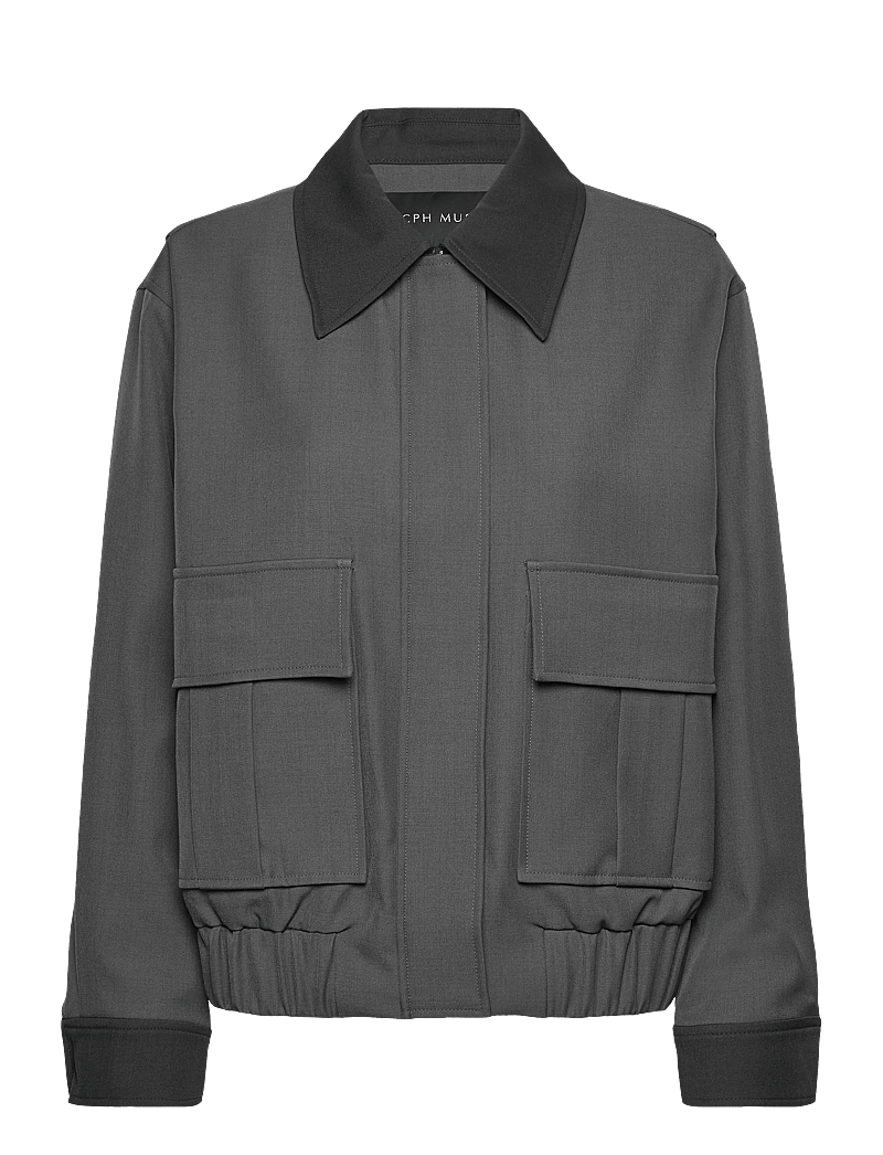 Copenhagen Muse - CMBONNIE-JACKET - frühlingsjacken - dark grey melange - 1