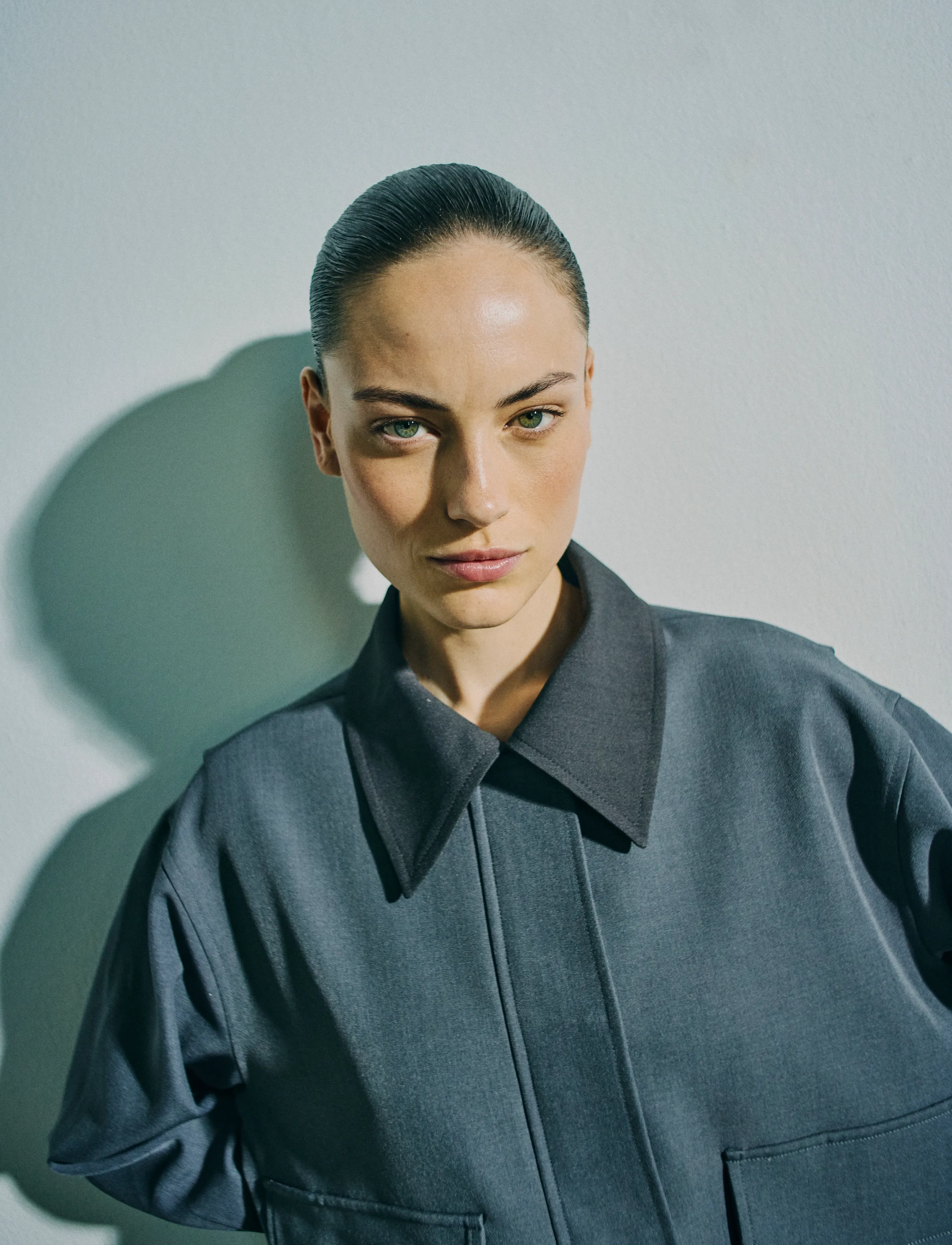 Copenhagen Muse - CMBONNIE-JACKET - frühlingsjacken - dark grey melange - 4