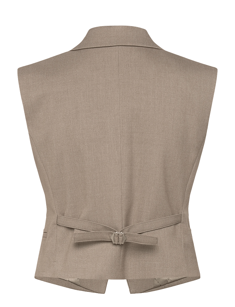 Copenhagen Muse - CMTAILOR-WAISTCOAT - westen - winter twig melange - 2