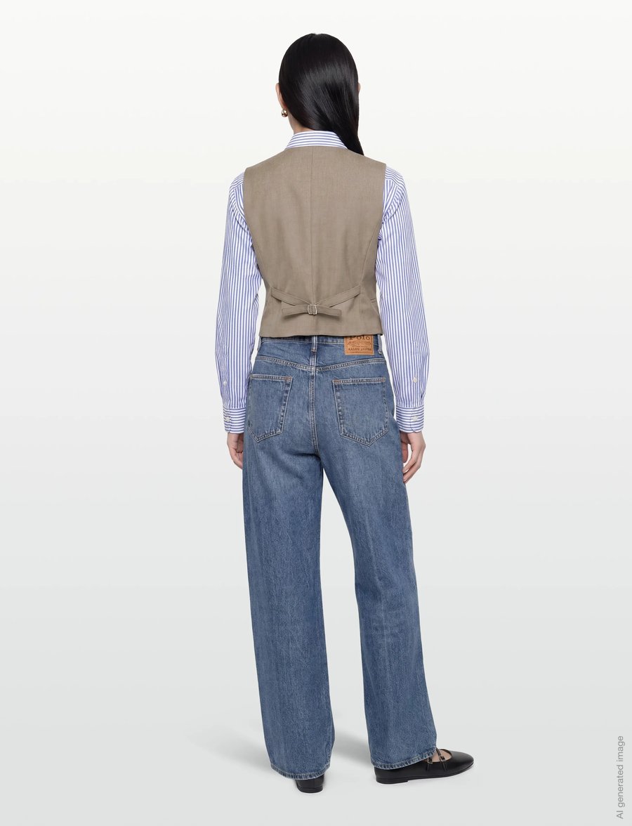 Copenhagen Muse - CMTAILOR-WAISTCOAT - westen - winter twig melange - 4