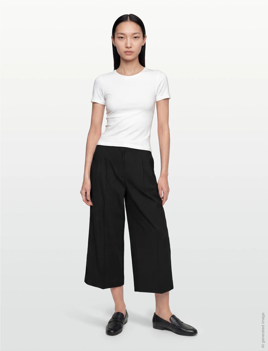 Copenhagen Muse - CMTAILOR-PANTS - culottes - black - 0