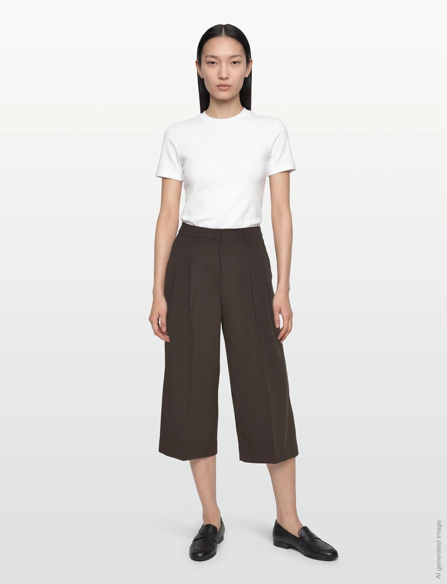 Copenhagen Muse - CMTAILOR-PANTS - culottes - mulch - 0
