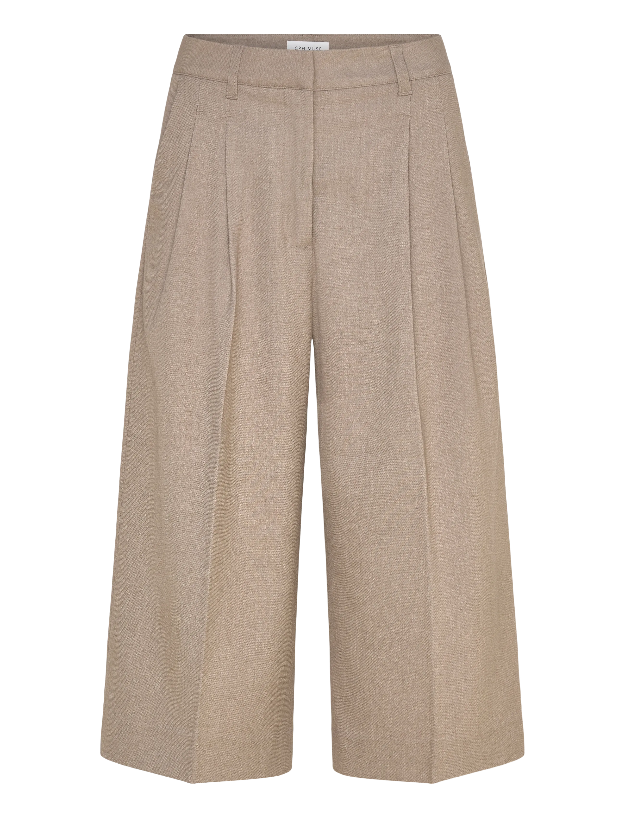 Copenhagen Muse CMTAILOR-PANTS - Cph Muse - WINTER TWIG MELANGE / beige