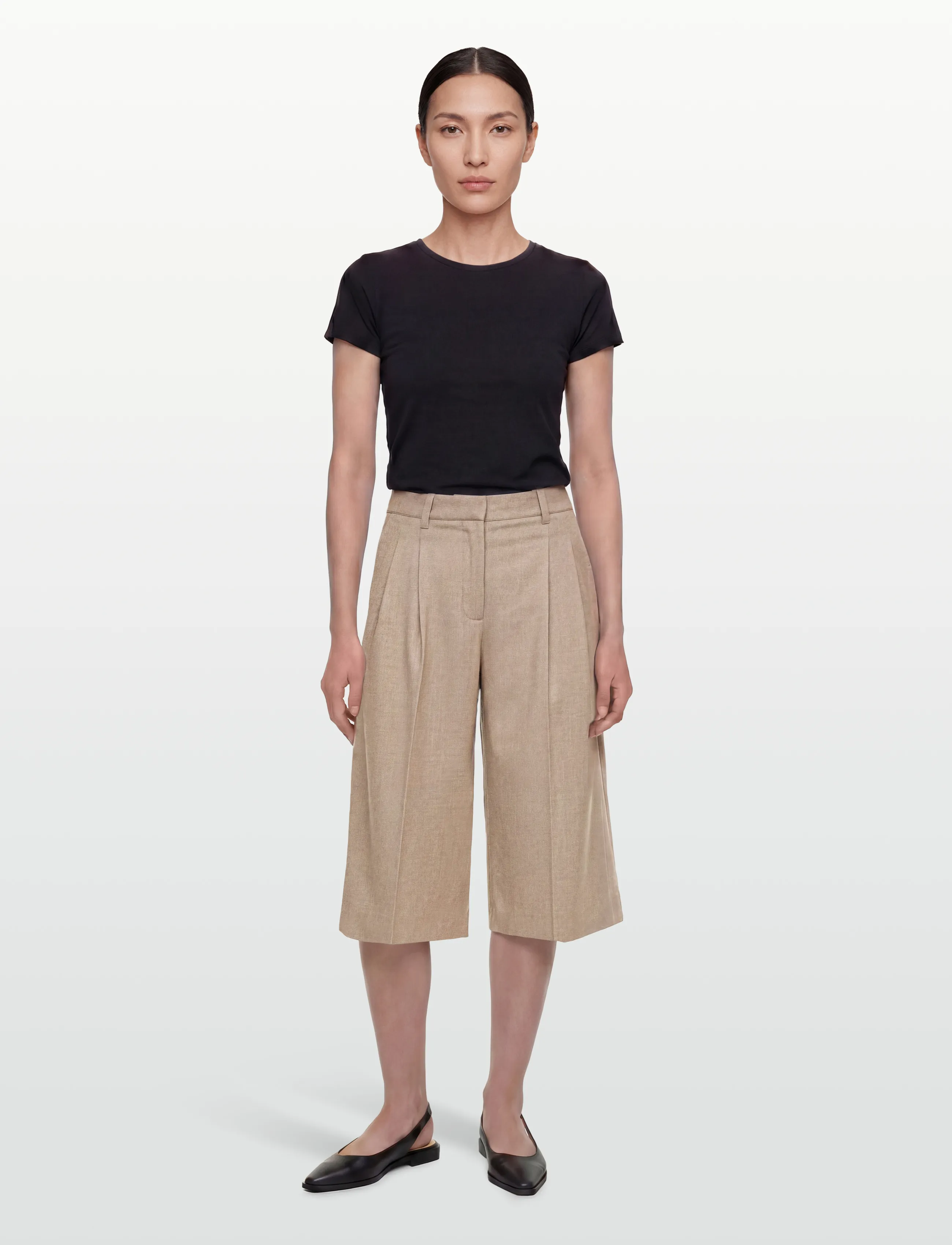 Copenhagen Muse CMTAILOR-PANTS - Hosen - WINTER TWIG MELANGE / beige
