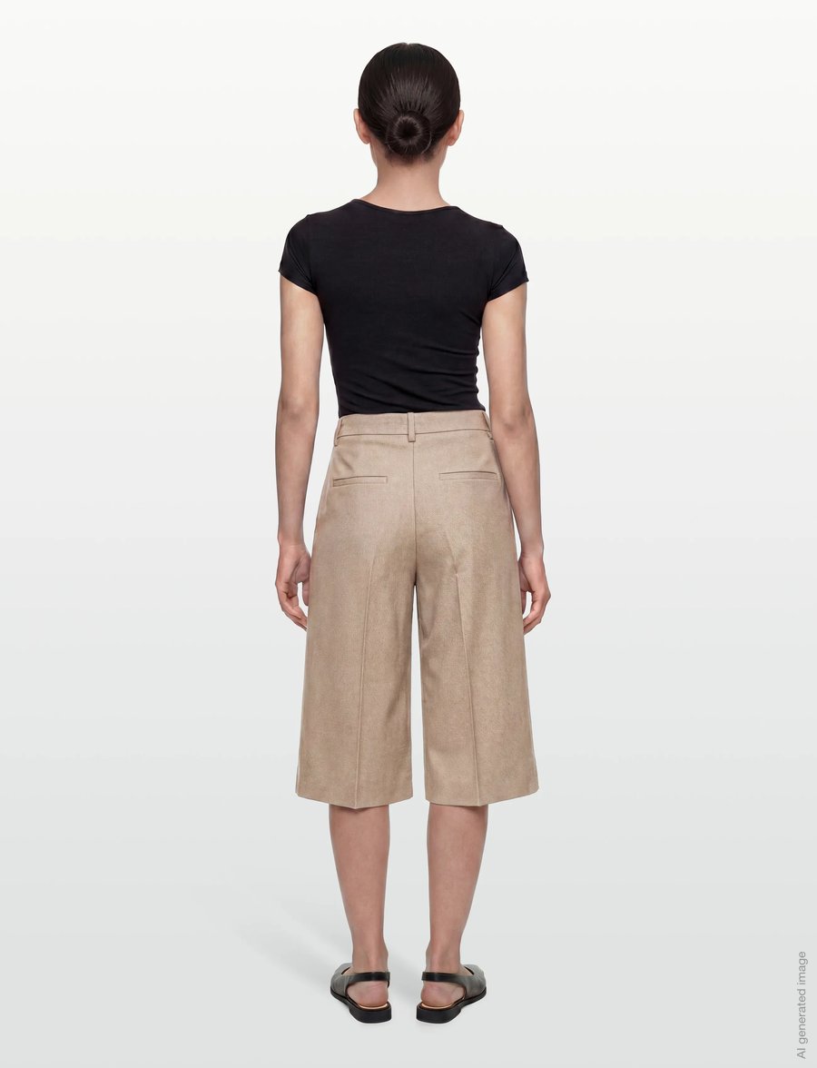 Copenhagen Muse - CMTAILOR-PANTS - culottes - winter twig melange - 4