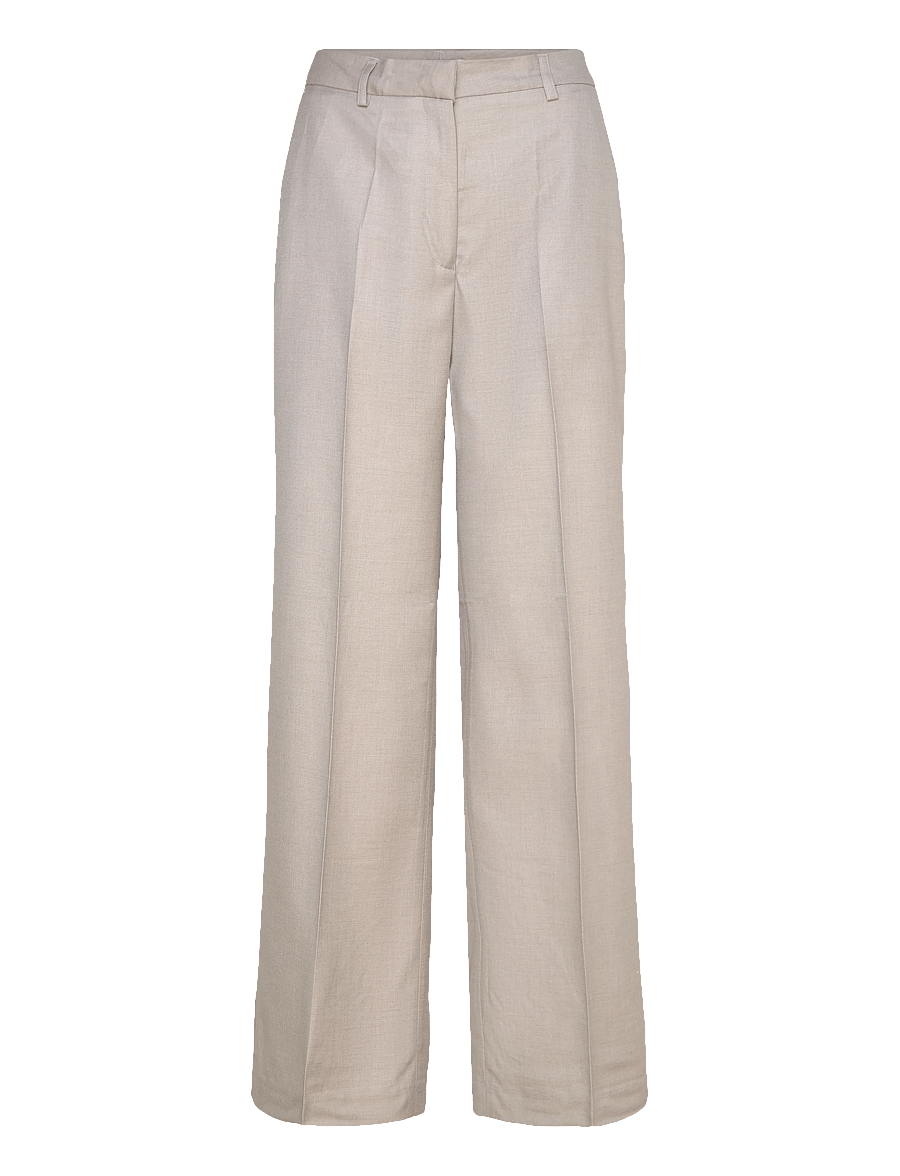 Copenhagen Muse - CMTENNA-PANTS - spodnie proste - light grey melange - 0