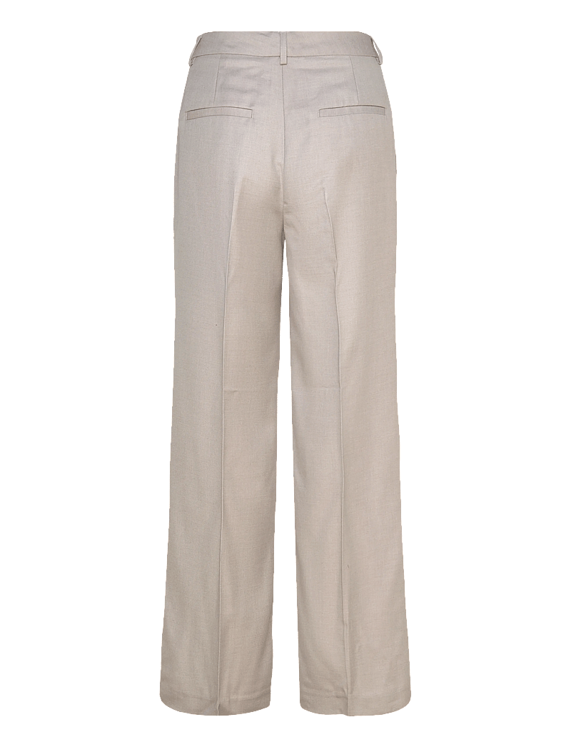 Copenhagen Muse - CMTENNA-PANTS - straight leg trousers - light grey melange - 1