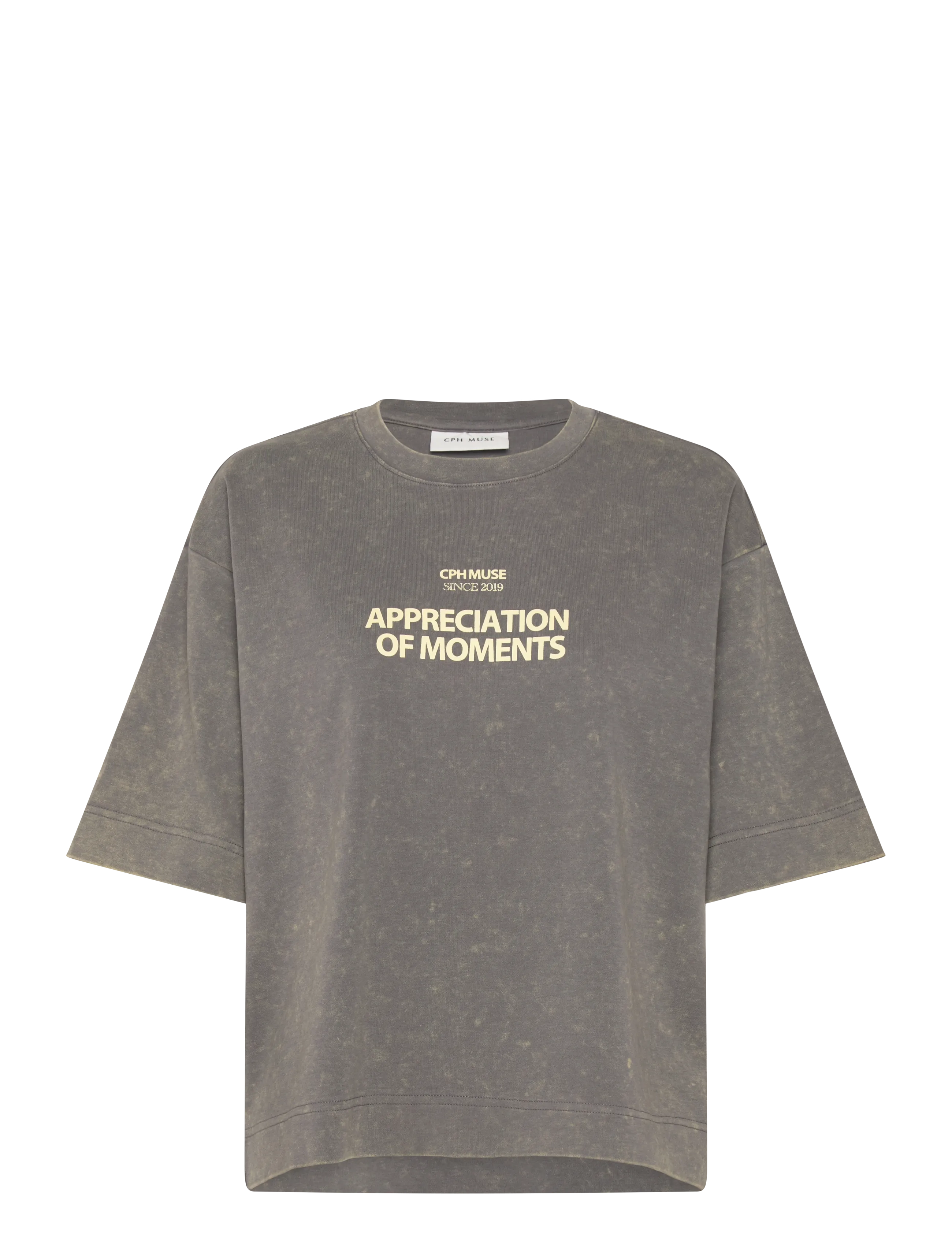 Copenhagen Muse CMMUSE-TEE - Kläder - VINTAGE KHAKI W. FROZEN DEW / khaki/green