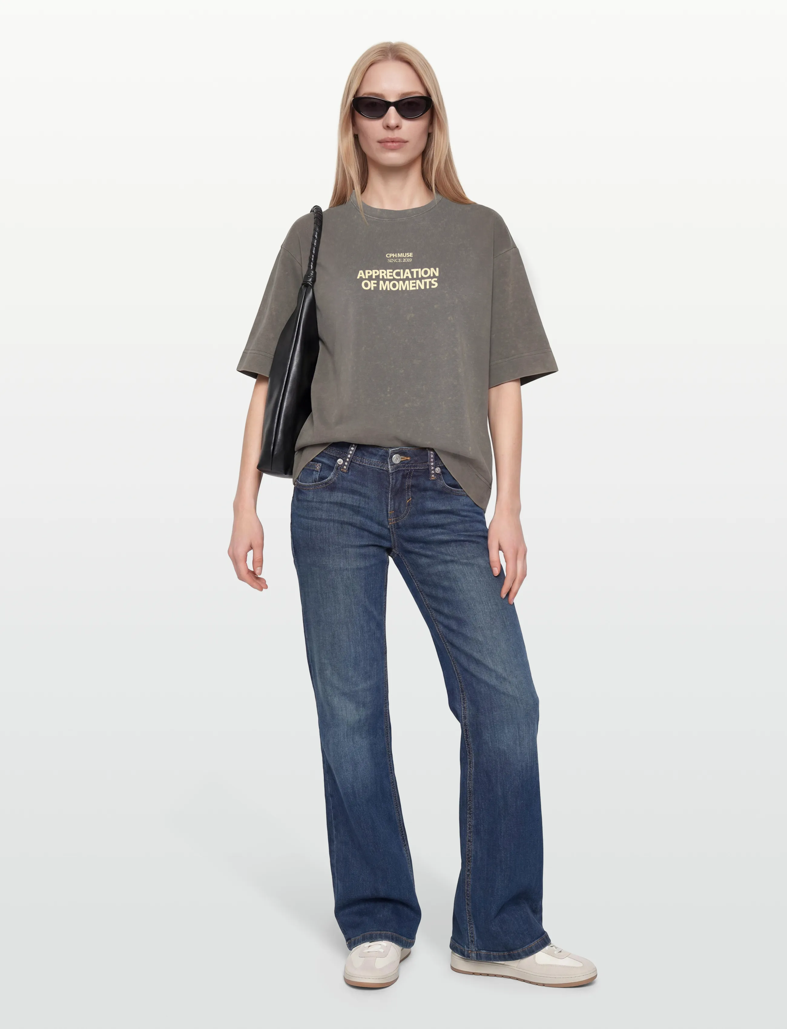 Copenhagen Muse CMMUSE-TEE - T-shirts - VINTAGE KHAKI W. FROZEN DEW / khaki/green