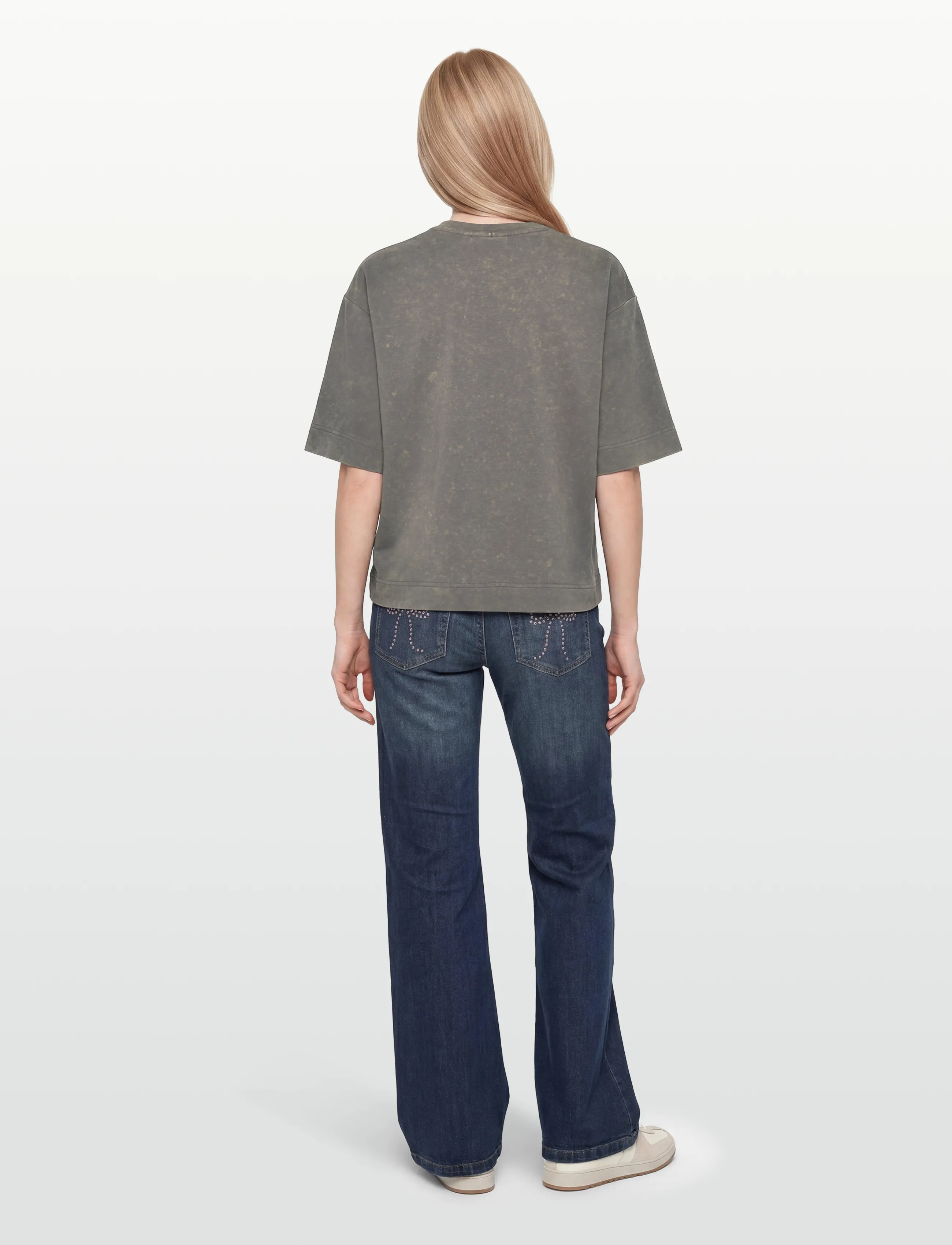 Copenhagen Muse - CMMUSE-TEE - t-shirts - vintage khaki w. frozen dew - 4
