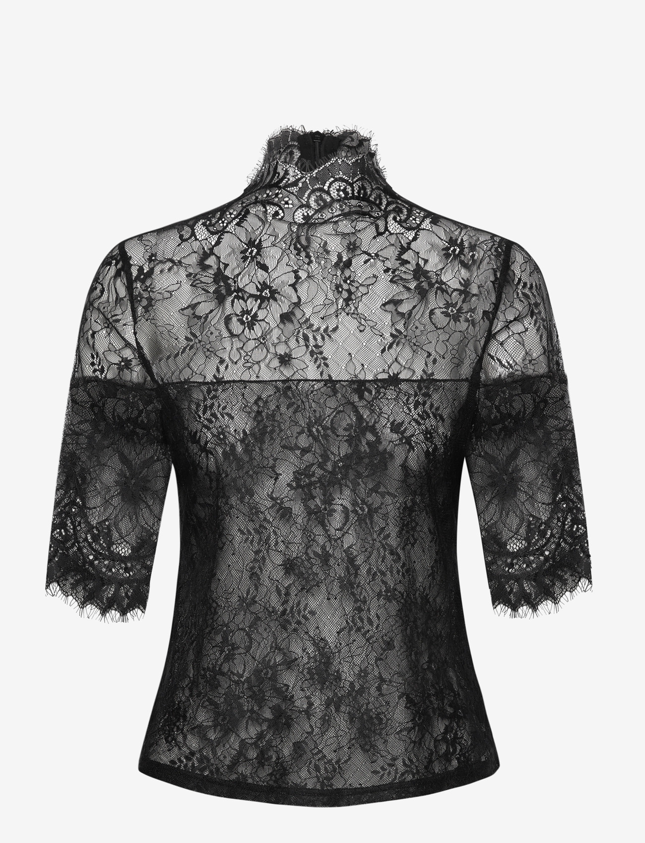Copenhagen Muse - CMLEA-BLOUSE - lühikeste varrukatega pluusid - black - 0