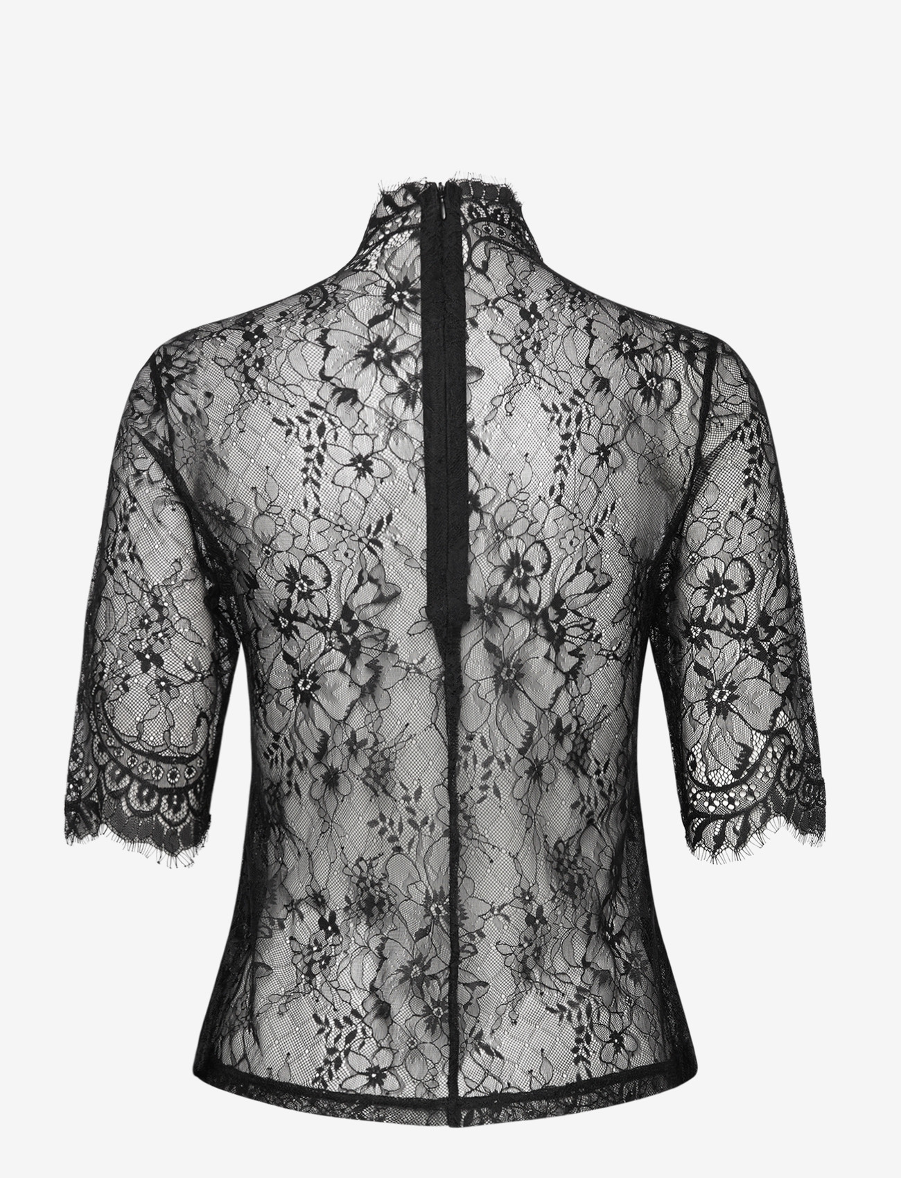 Copenhagen Muse - CMLEA-BLOUSE - lühikeste varrukatega pluusid - black - 1