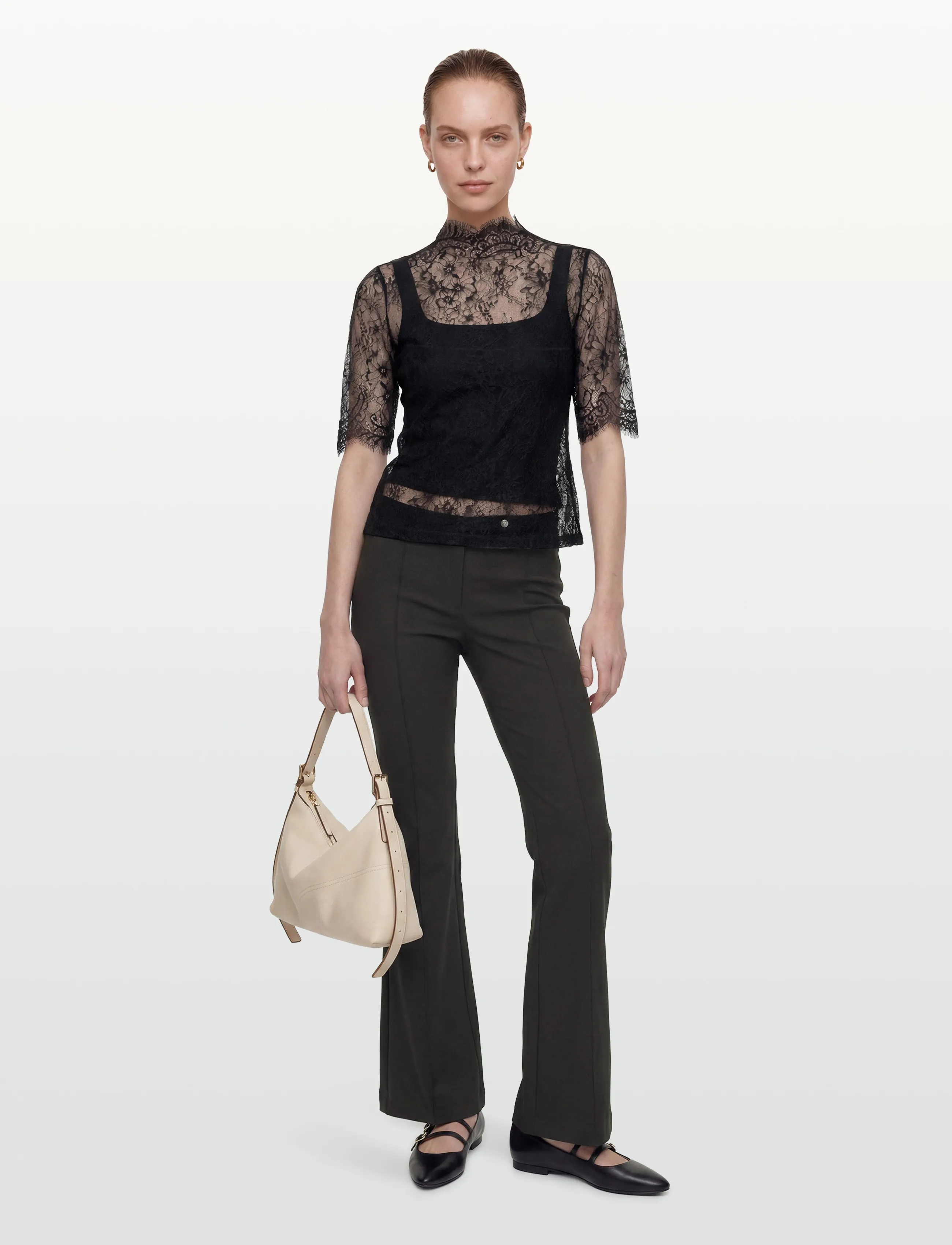 Copenhagen Muse cmlea-Blouse, L, Black, Bluser > Kortærmede, Dame