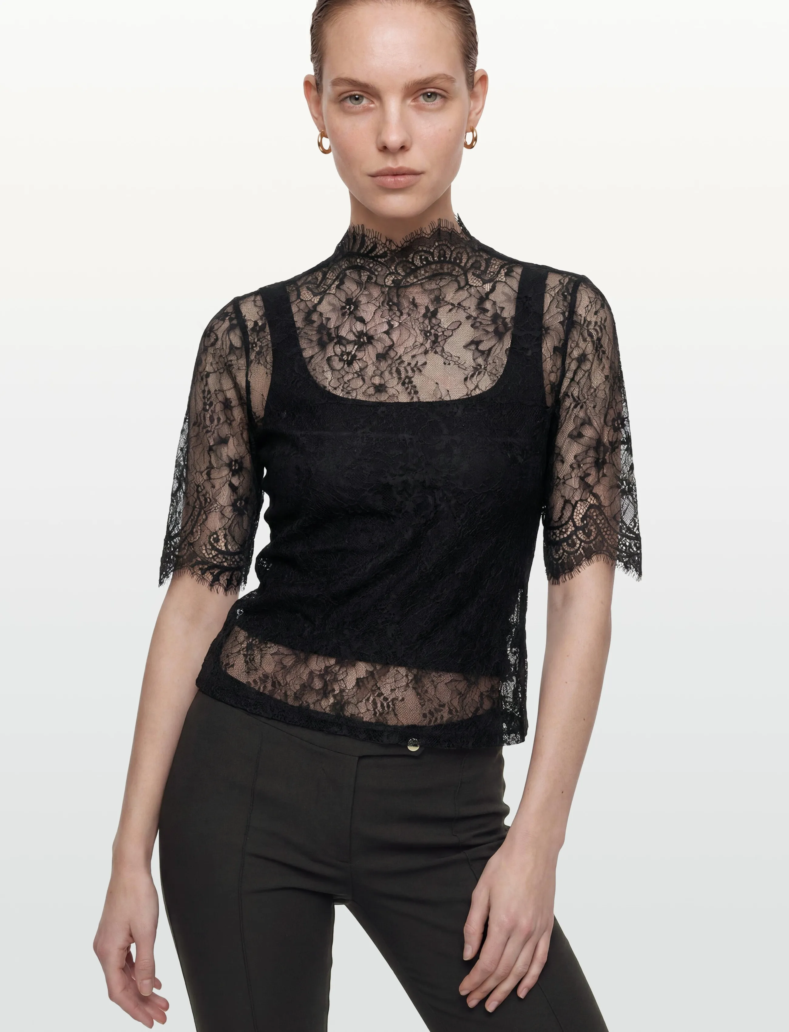 Copenhagen Muse - CMLEA-BLOUSE - short-sleeved blouses - black - 3
