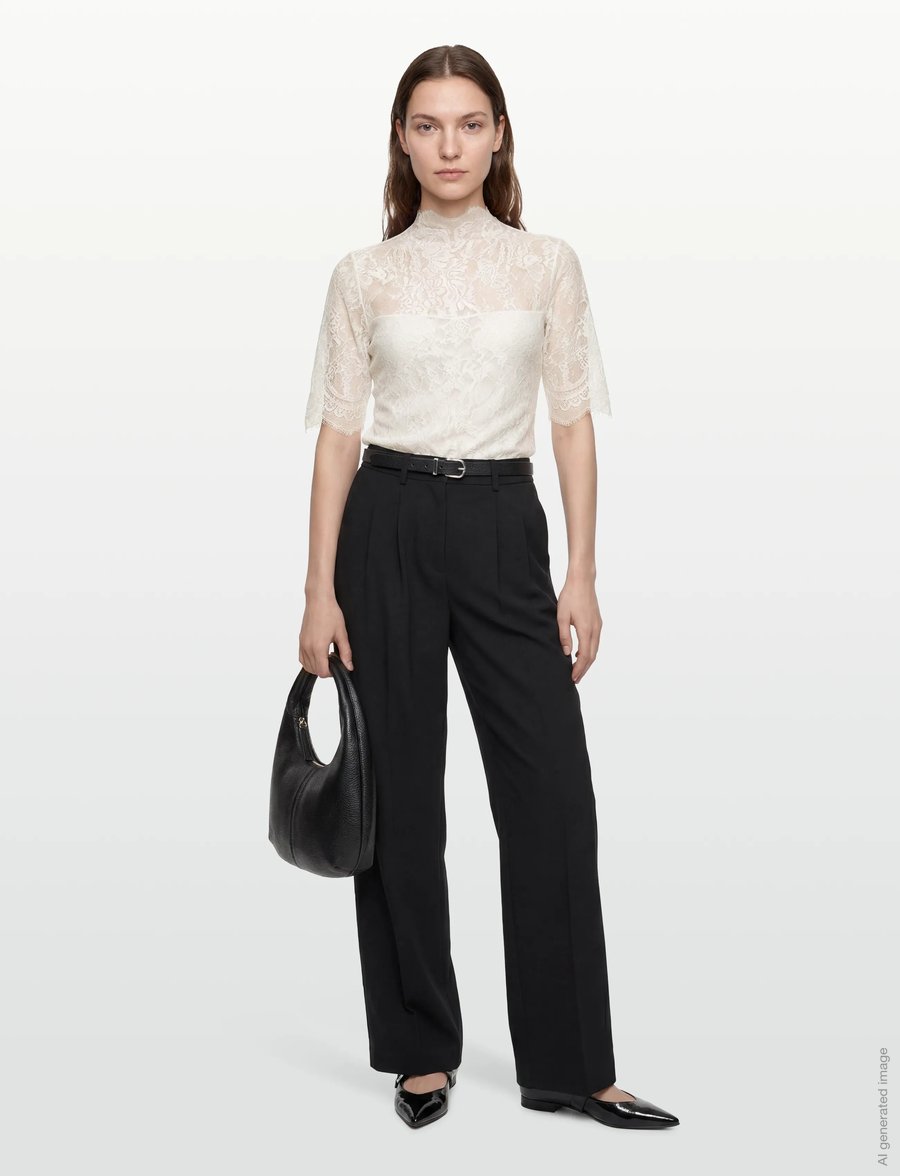 Copenhagen Muse - CMLEA-BLOUSE - kurzämlige blusen - jet stream - 0
