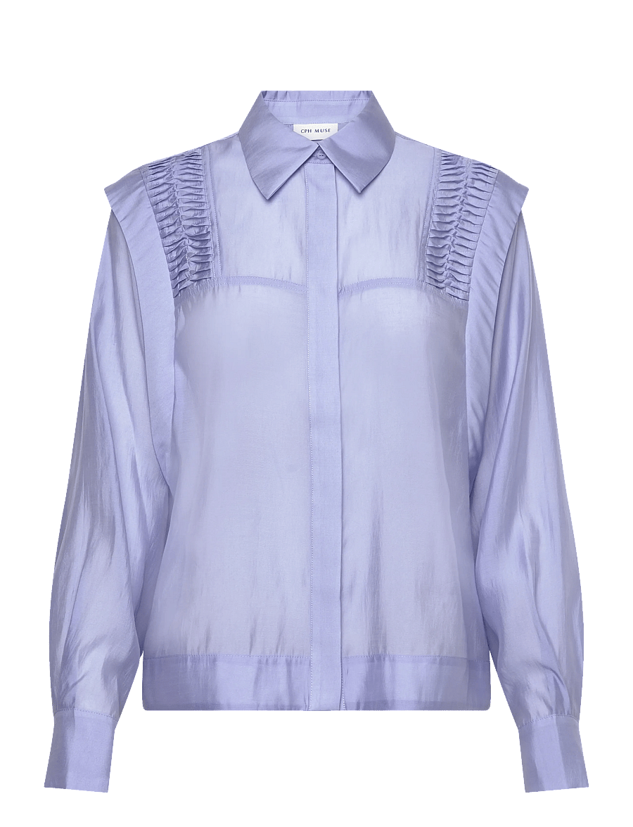 Copenhagen Muse - CMMOLLY-SHIRT - långärmade skjortor - blue heron - 1