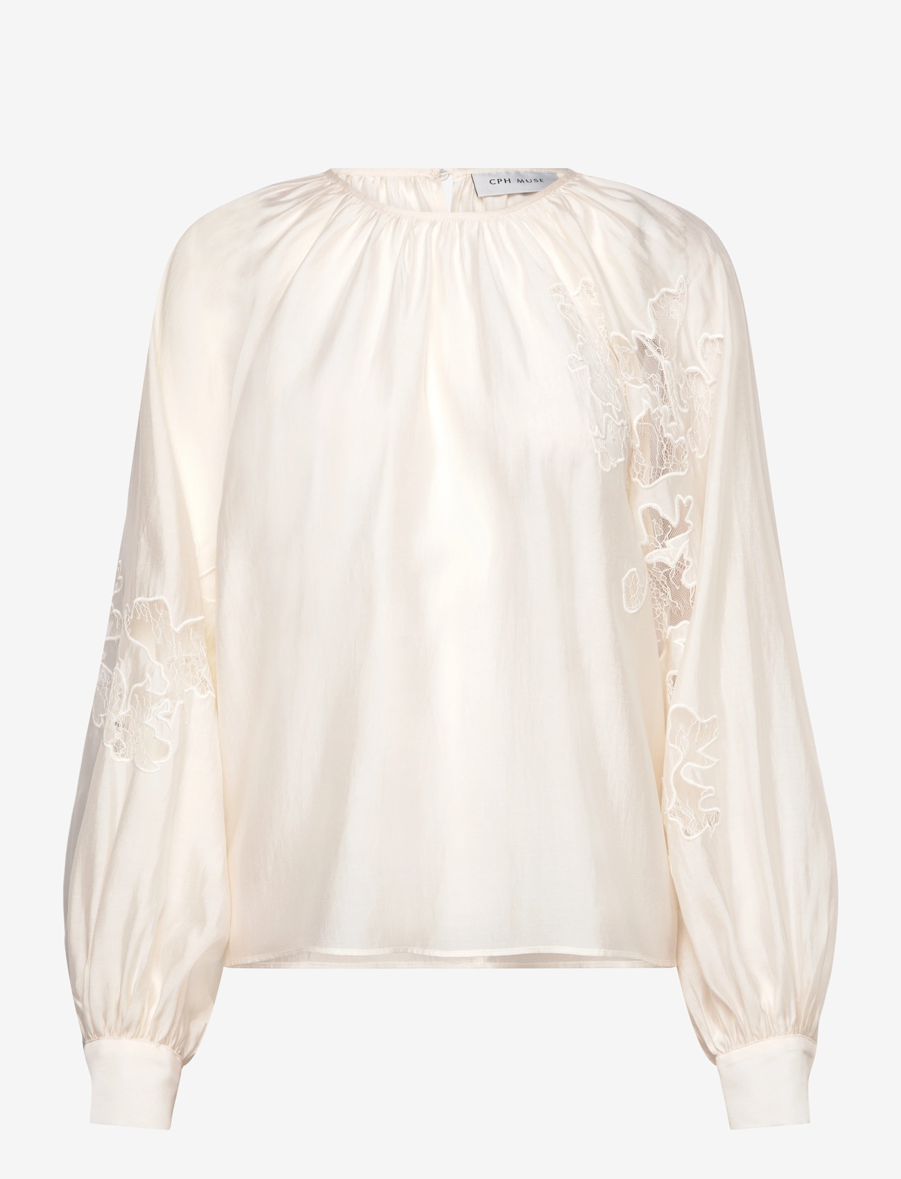 Copenhagen Muse - CMMOLLY-BLOUSE - long sleeved blouses - jet stream - 1
