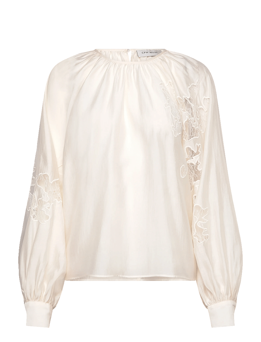 Copenhagen Muse - CMMOLLY-BLOUSE - langärmelige blusen - jet stream - 1