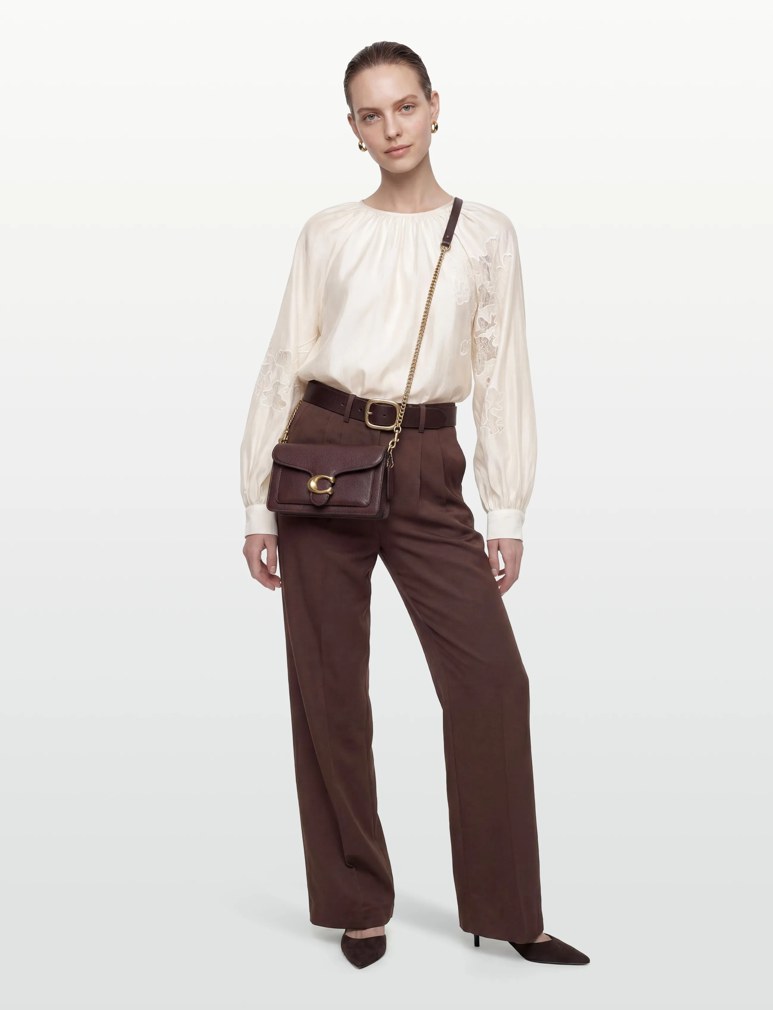 Copenhagen Muse Cmmolly-Blouse, M, Blouses, Creme - Long-sleeved, Frauen