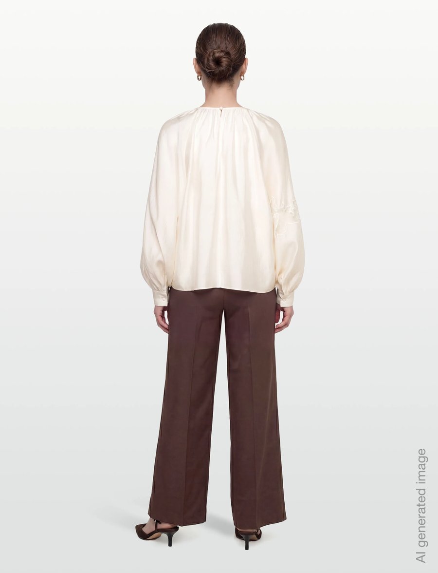 Copenhagen Muse - CMMOLLY-BLOUSE - langärmelige blusen - jet stream - 4